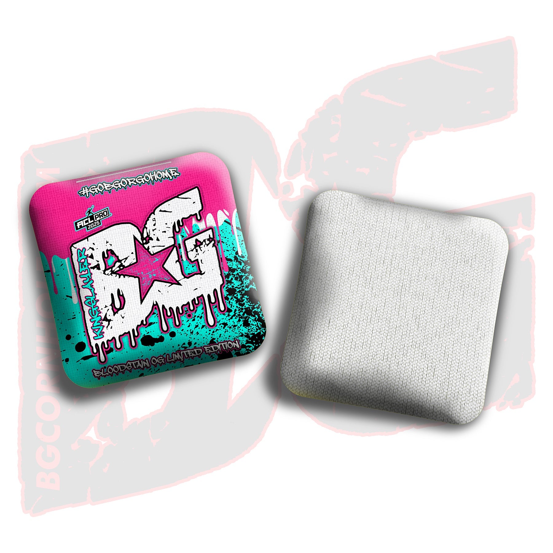 BG Cornhole 2026 Multiple Bag Models “OG Bloodstain” - ACL Pro Stamped Cornhole Bags - SET OF 4 BAGS