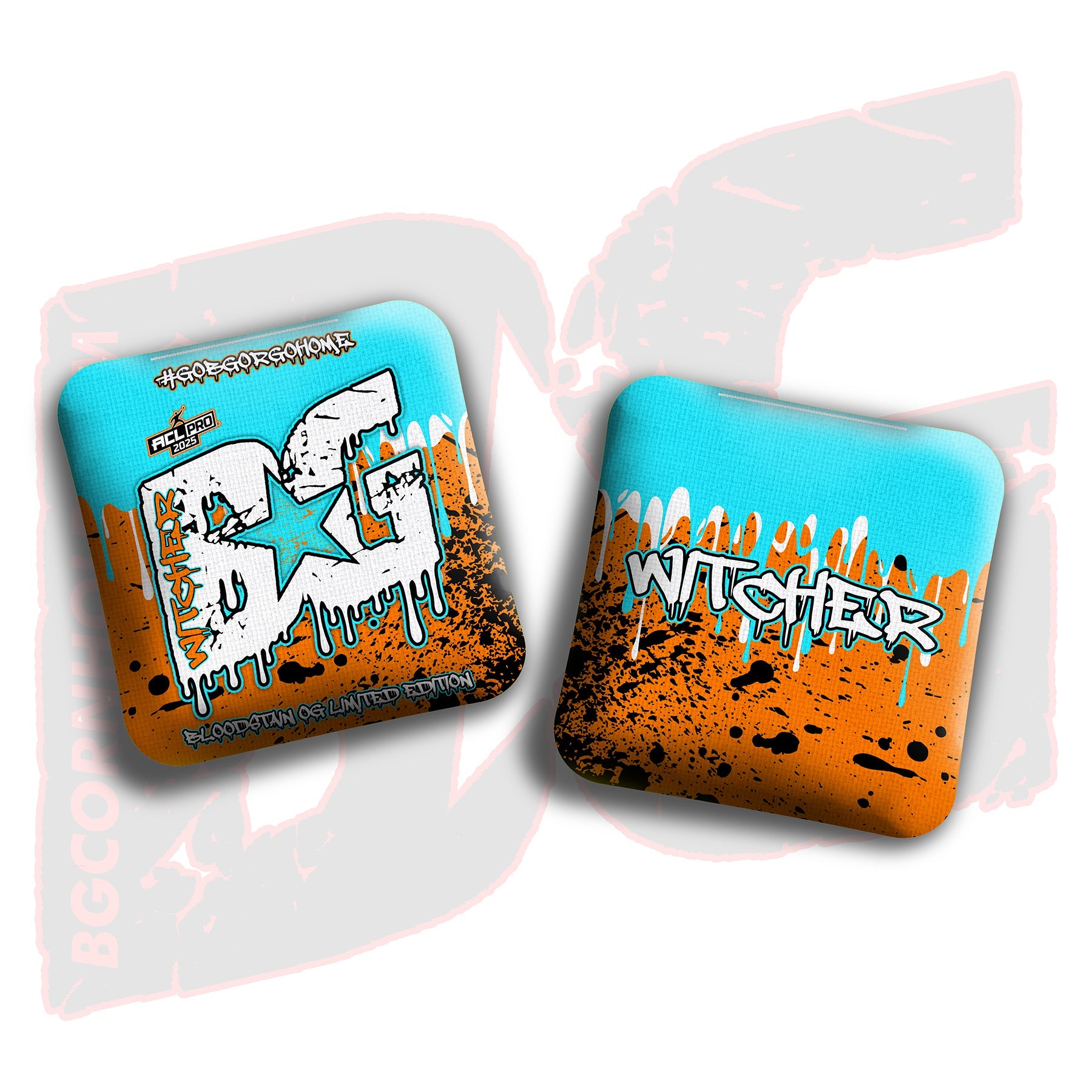 BG Cornhole 2026 Multiple Bag Models “OG Bloodstain” - ACL Pro Stamped Cornhole Bags - SET OF 4 BAGS