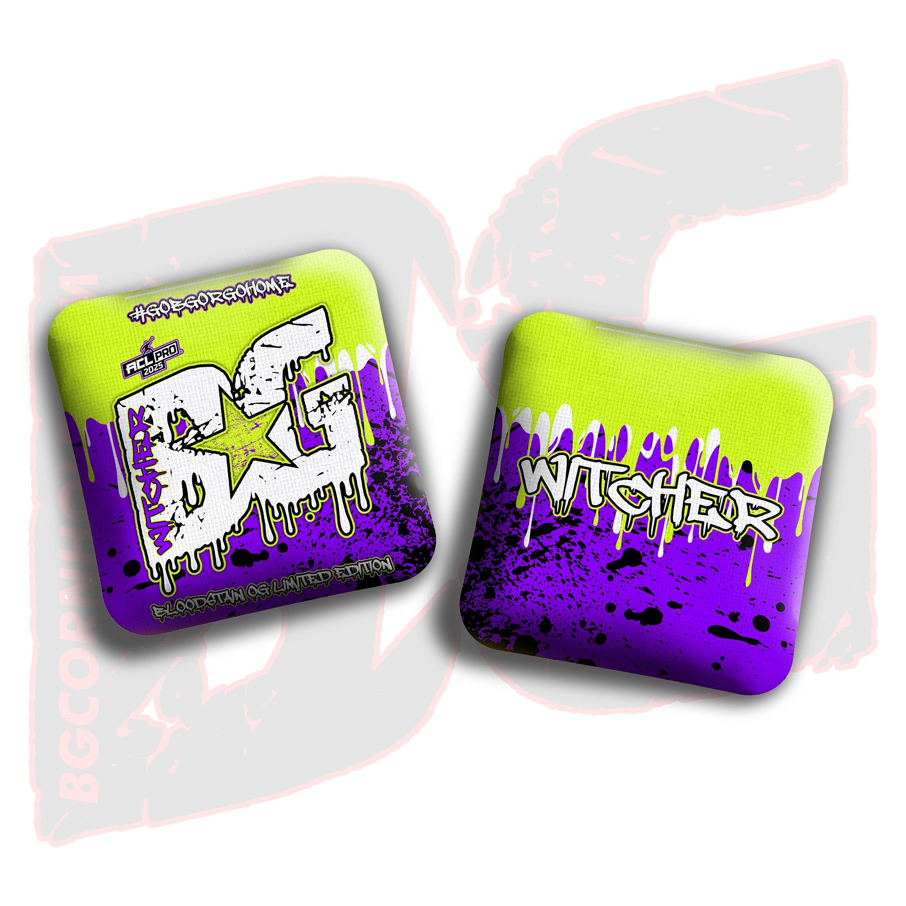 BG Cornhole 2026 Multiple Bag Models “OG Bloodstain” - ACL Pro Stamped Cornhole Bags - SET OF 4 BAGS