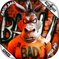 War Pig | Bad A Graffiti | ACL PRO Razor Cornhole Bags
