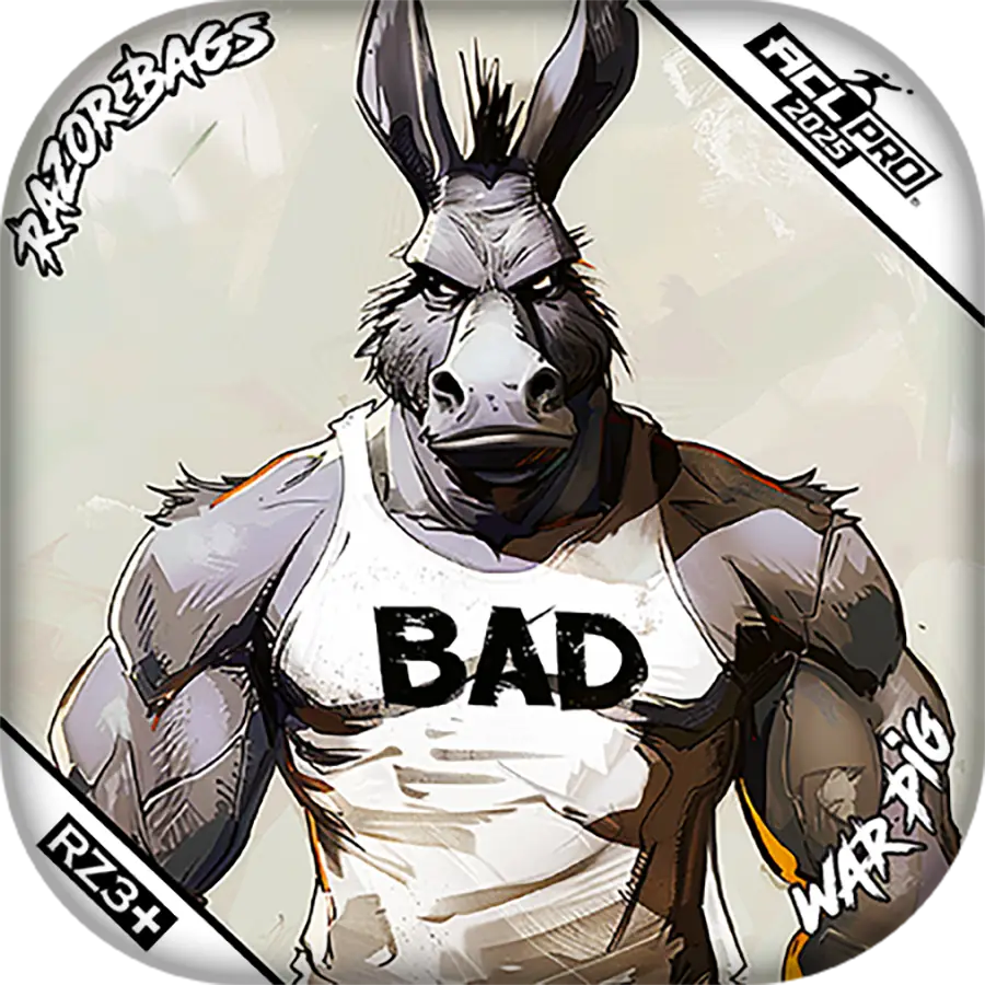 War Pig | Bad Ass Muscles | ACL PRO Razor Cornhole Bags
