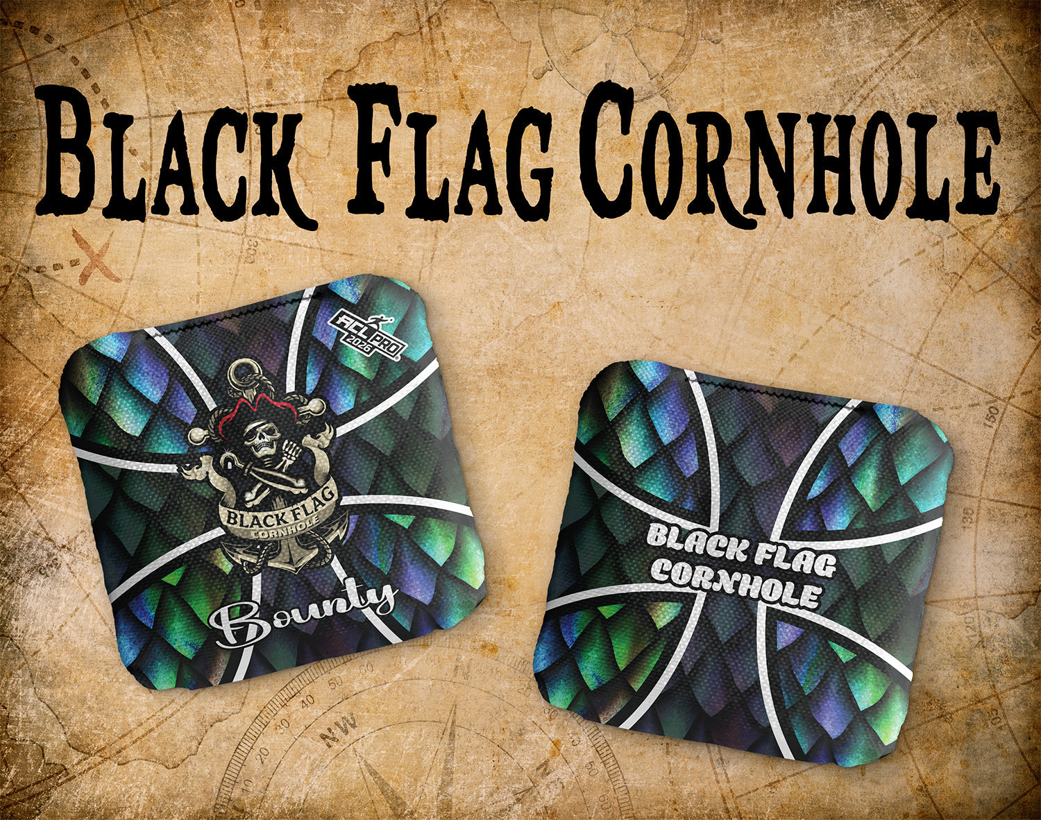 Black Flag Cornhole Bounty - Dragon Scale - ACL Pro 2026