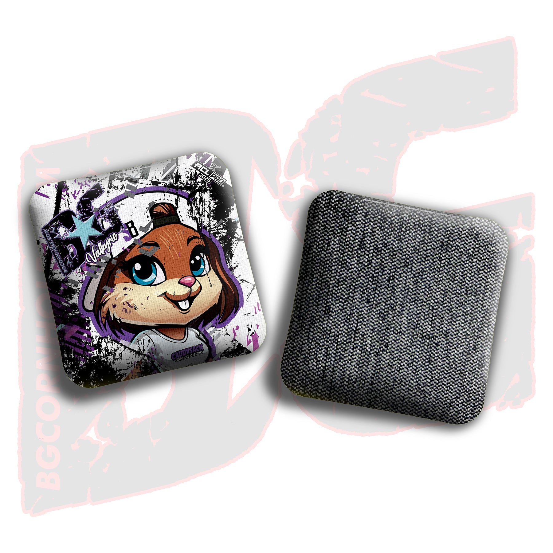 BG Cornhole 2026 Multiple Bag Models "CaddySack Lacey” Collab - ACL Pro Stamped Cornhole Bags - SET OF 4 BAGS