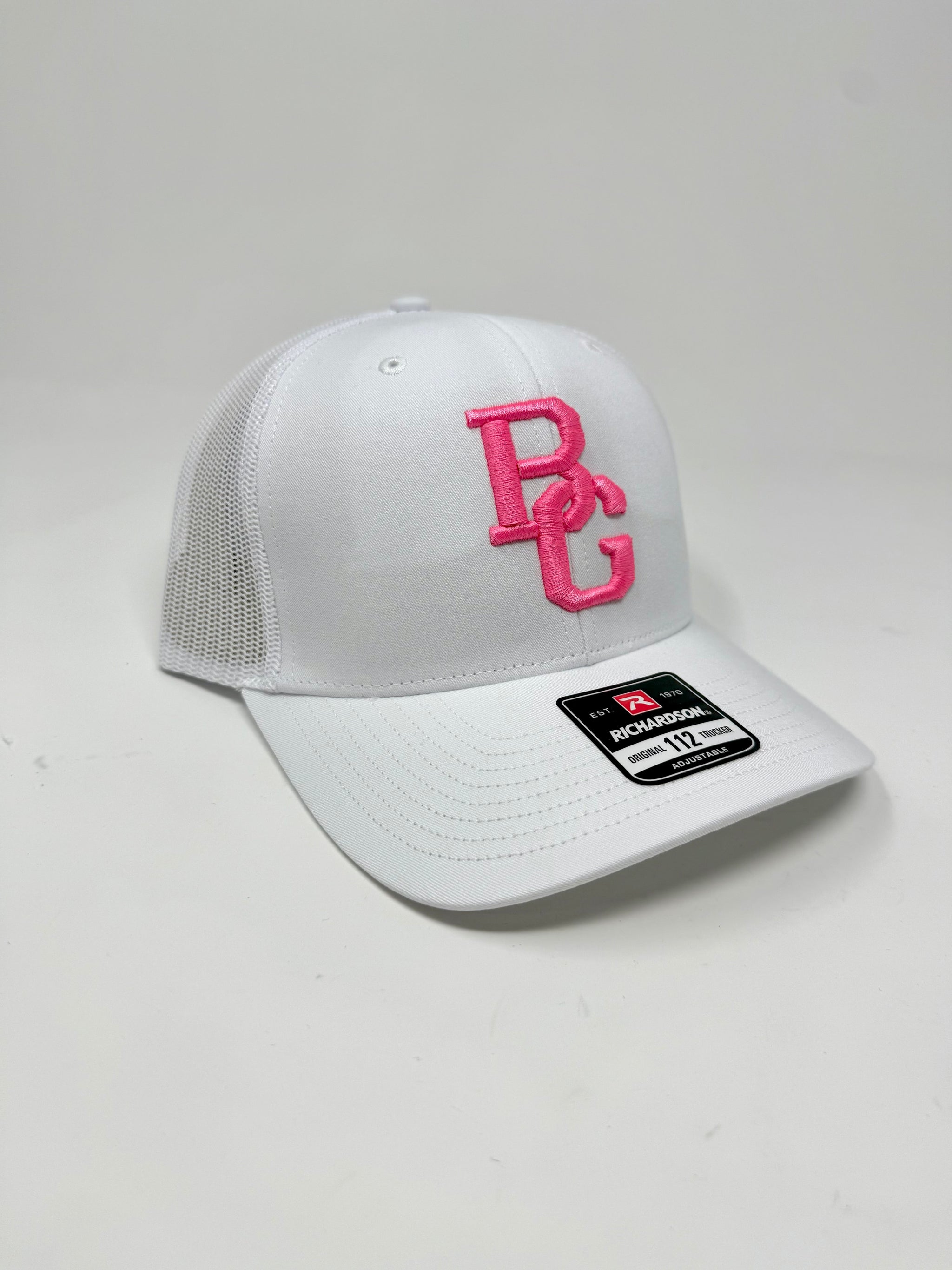 BG Cornhole White 112 Trucker Hat - Colored Embroidery - RICHARDSON