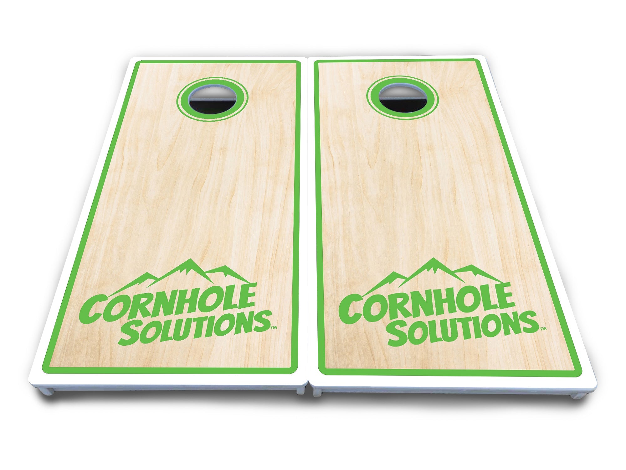 Pinstripe CS Logo Cornhole Boards - All Weather Series