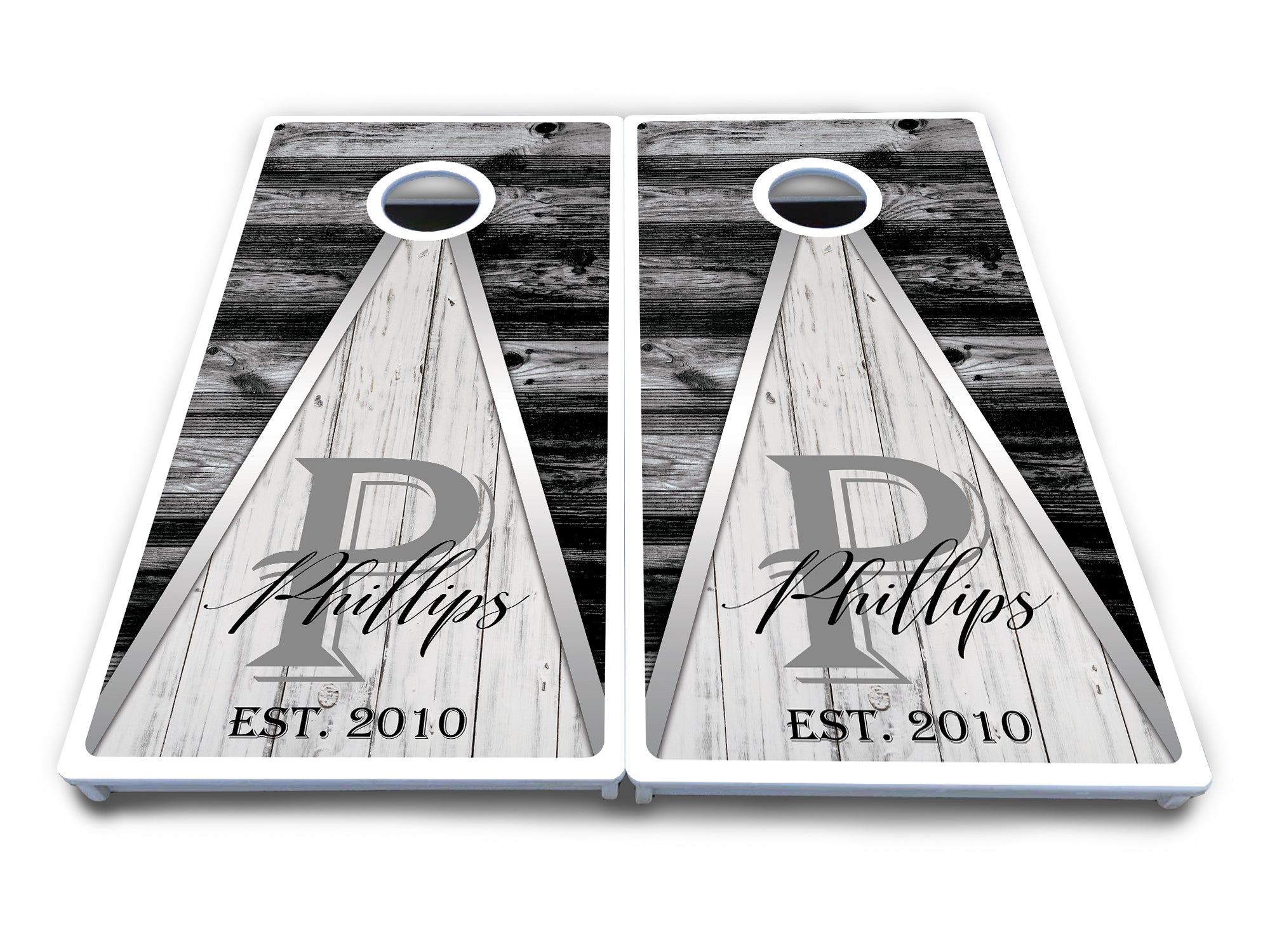 Wedding Triangle Cornhole Boards - All Weather Series