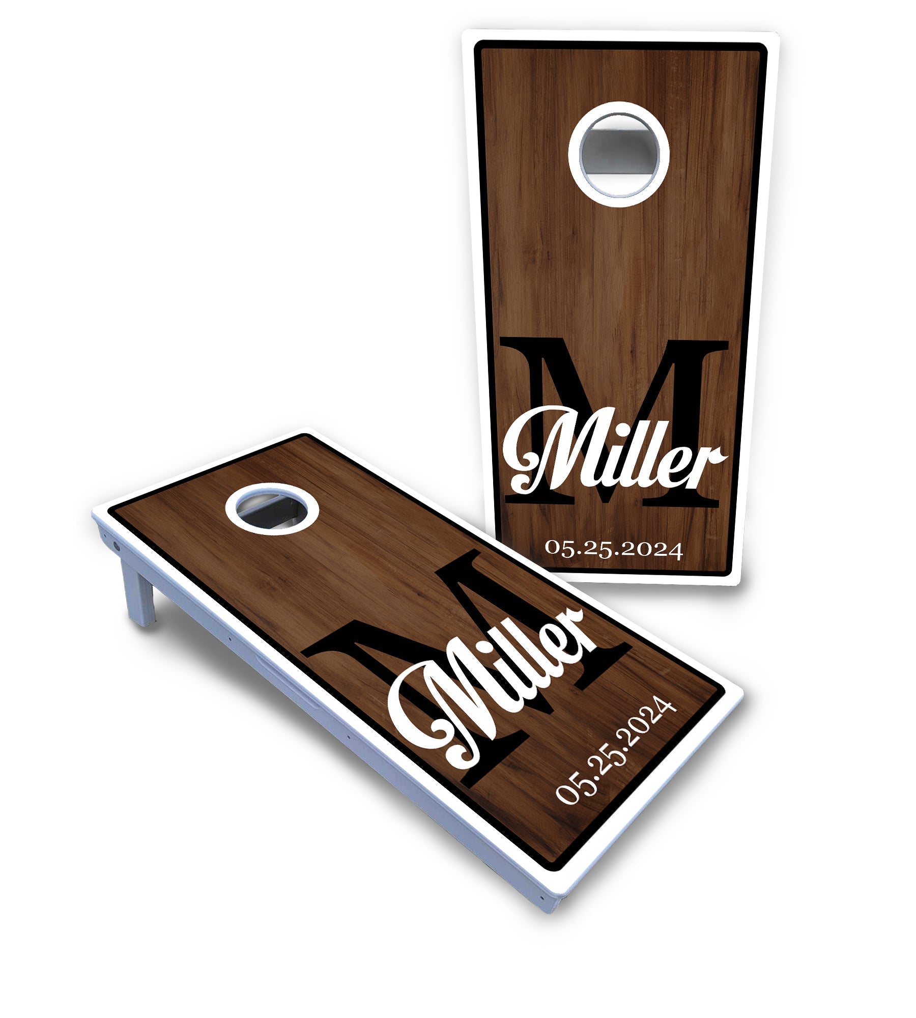 Wedding Letter Name Cornhole Boards - All Weather Series
