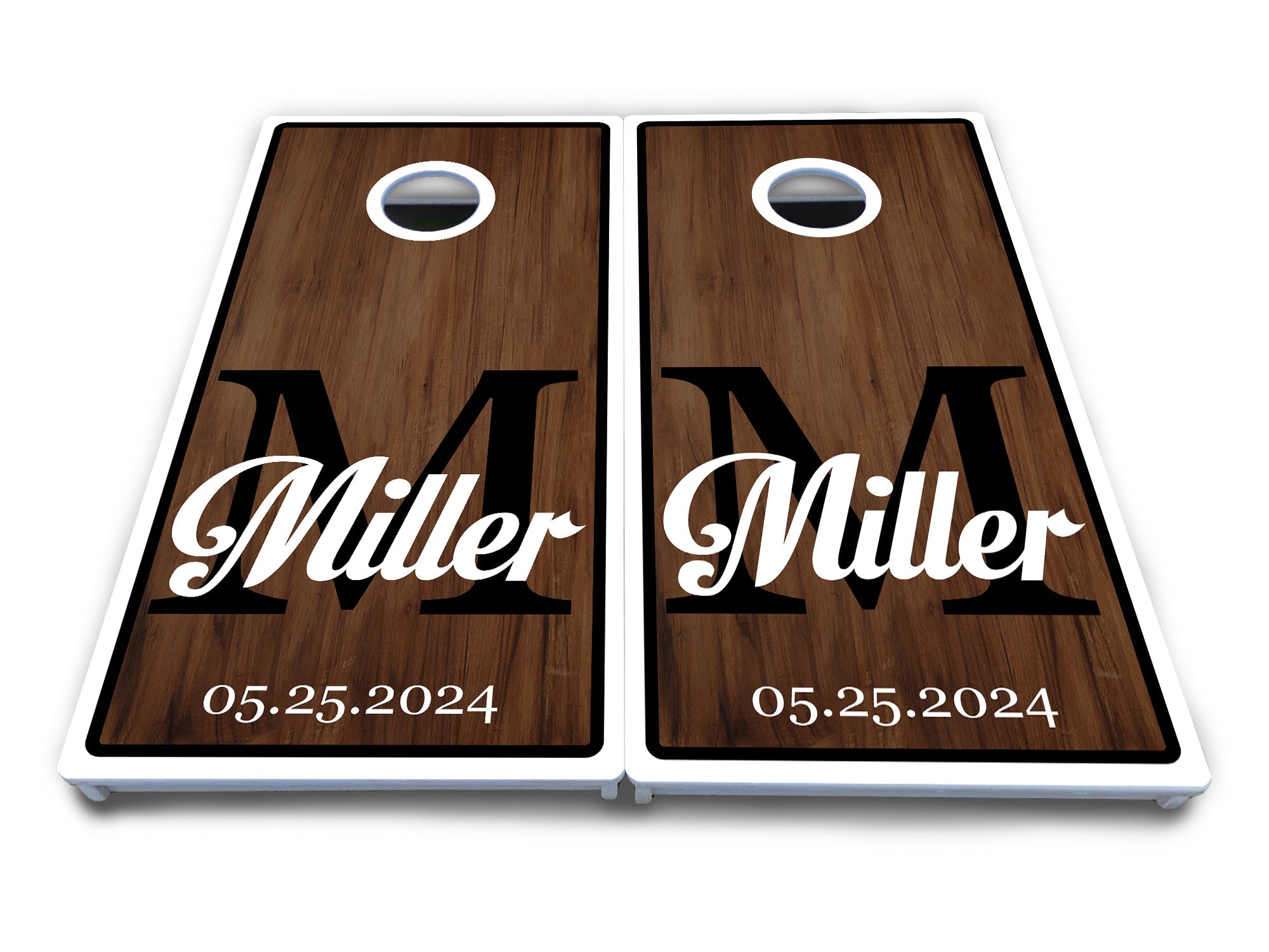 Wedding Letter Name Cornhole Boards - All Weather Series