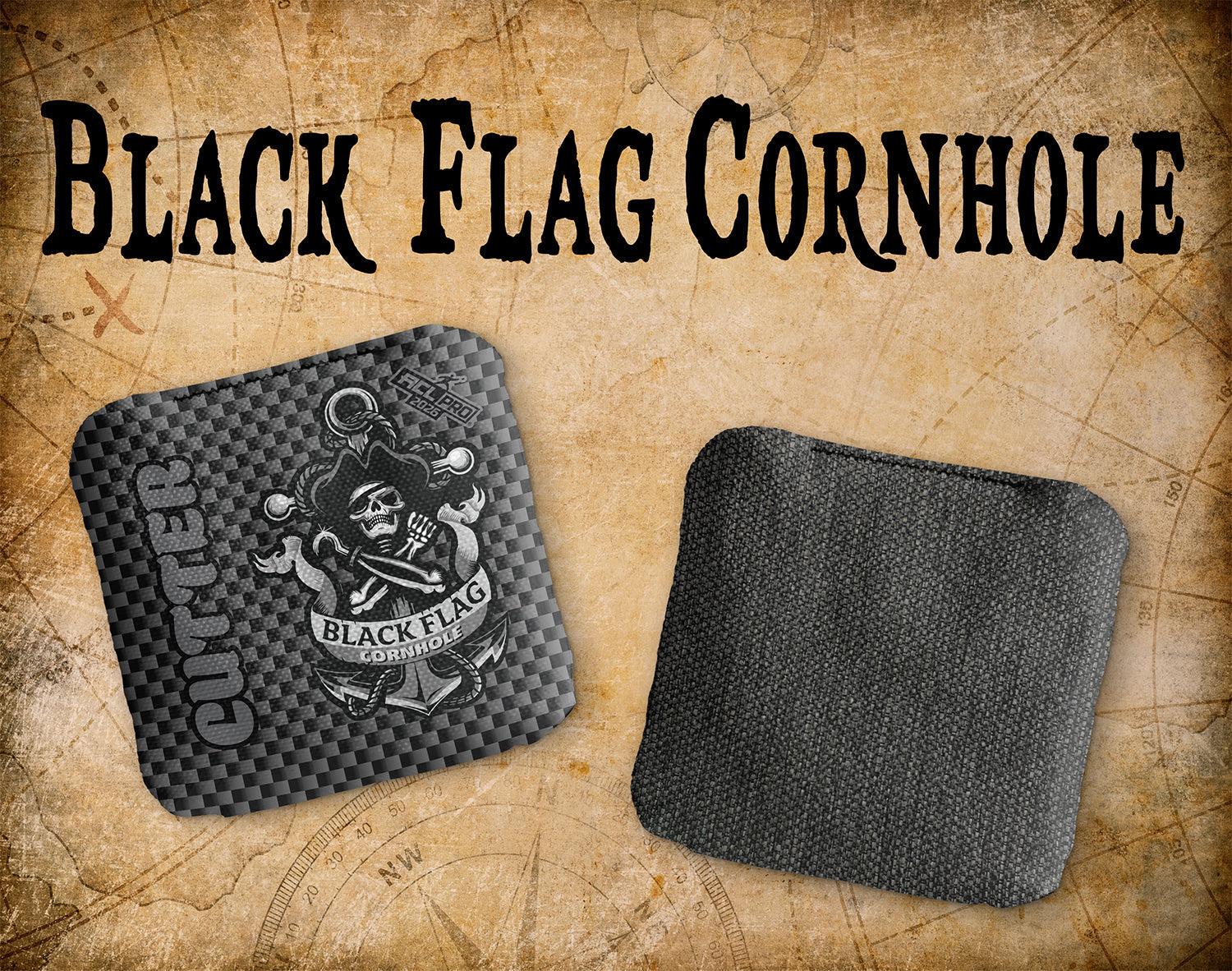 Black Flag Cornhole Cutter - Carbon - ACL Pro 2026