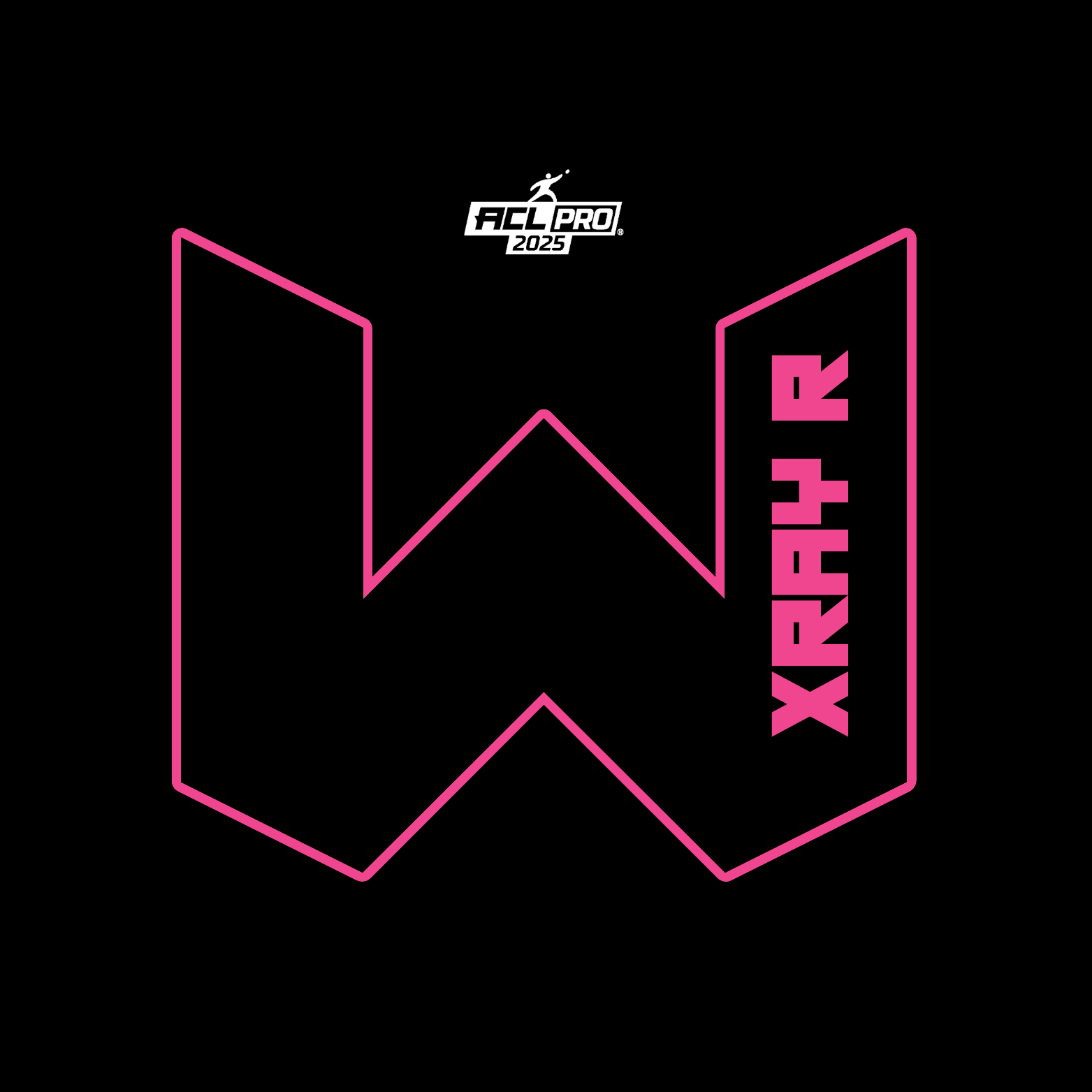 2026 WTF Cornhole X-RAY Pink carpet - ACL Pro Stamped Cornhole Bags - Set of 4 bags