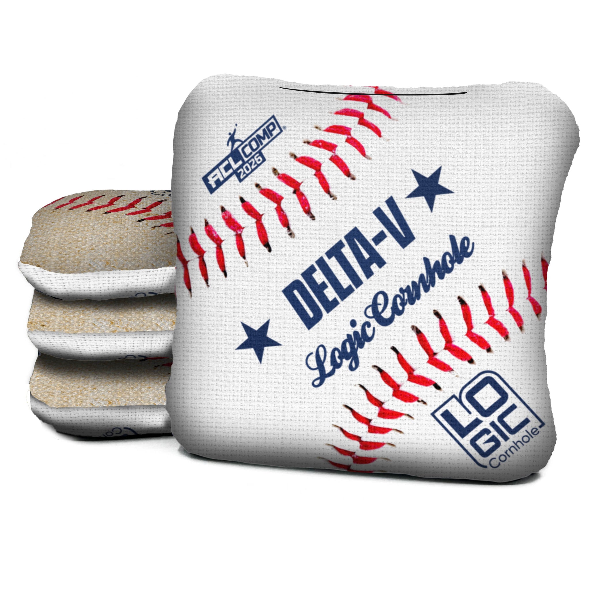 Logic Cornhole - Baseball - ACL PRO 2026 BAGS - MULTIPLE BAG SERIES - Set of 4 bags