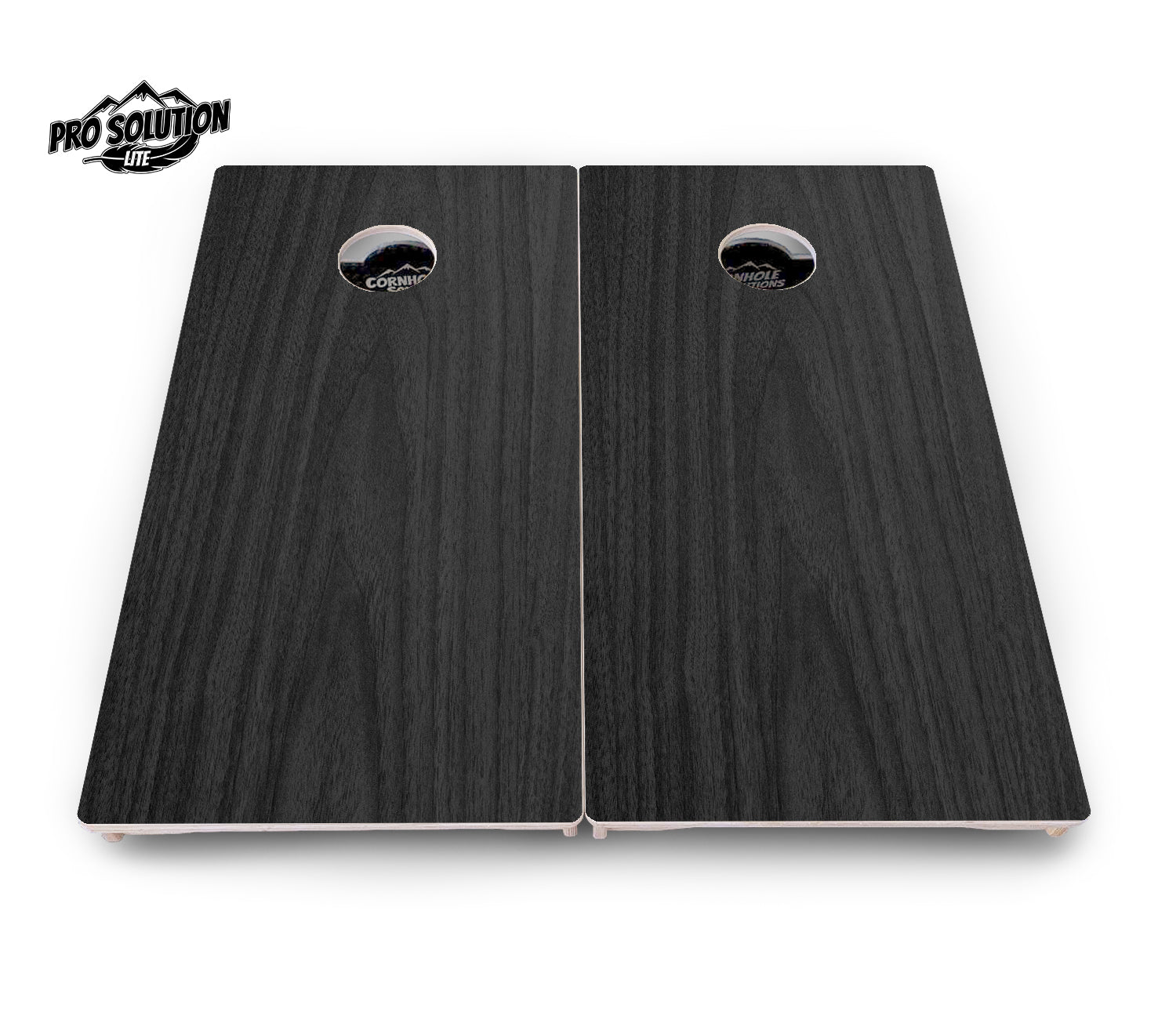 Dark Grey Wood Cornhole Boards - Pro Solution Lite Series