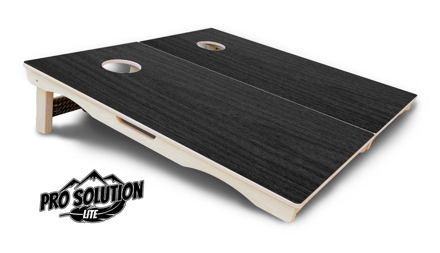 Dark Grey Wood Cornhole Boards - Pro Solution Lite Series