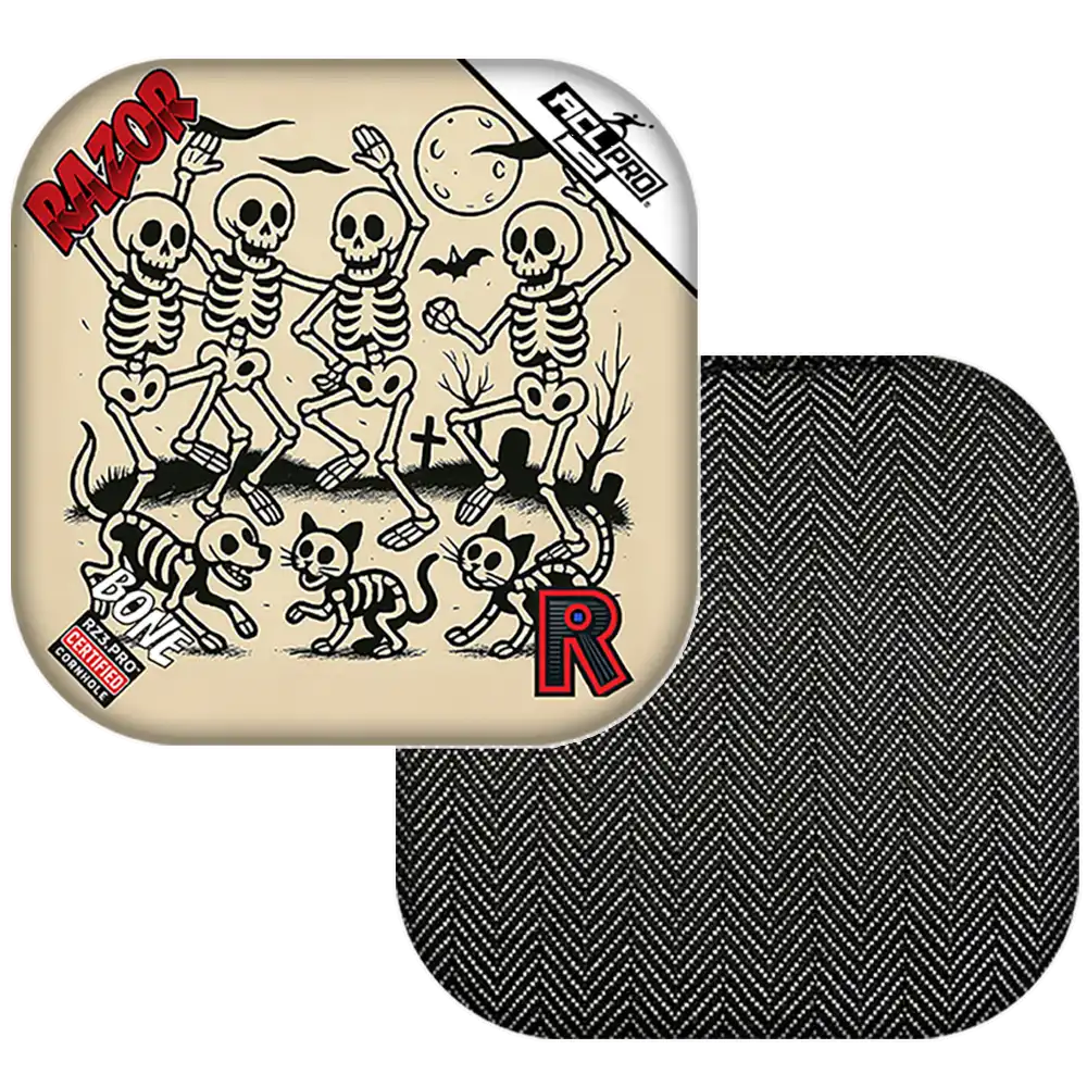 Razor Cornhole Bags | Bone | Dem Bones
