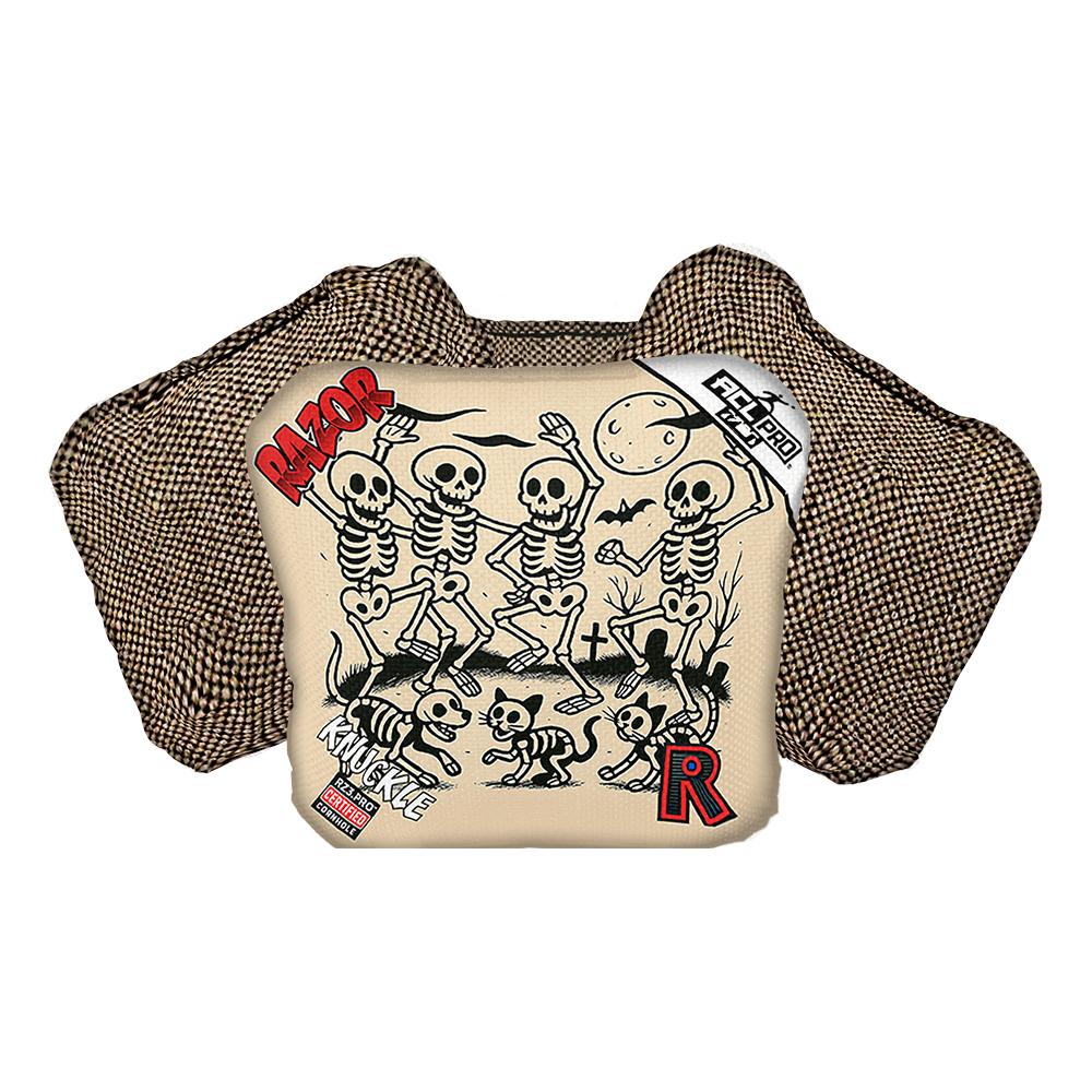 Razor Cornhole Bags | Knuckle PRO | Dem Bones
