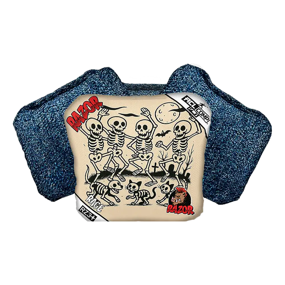 Razor Cornhole Bags | Rage | Dem Bones