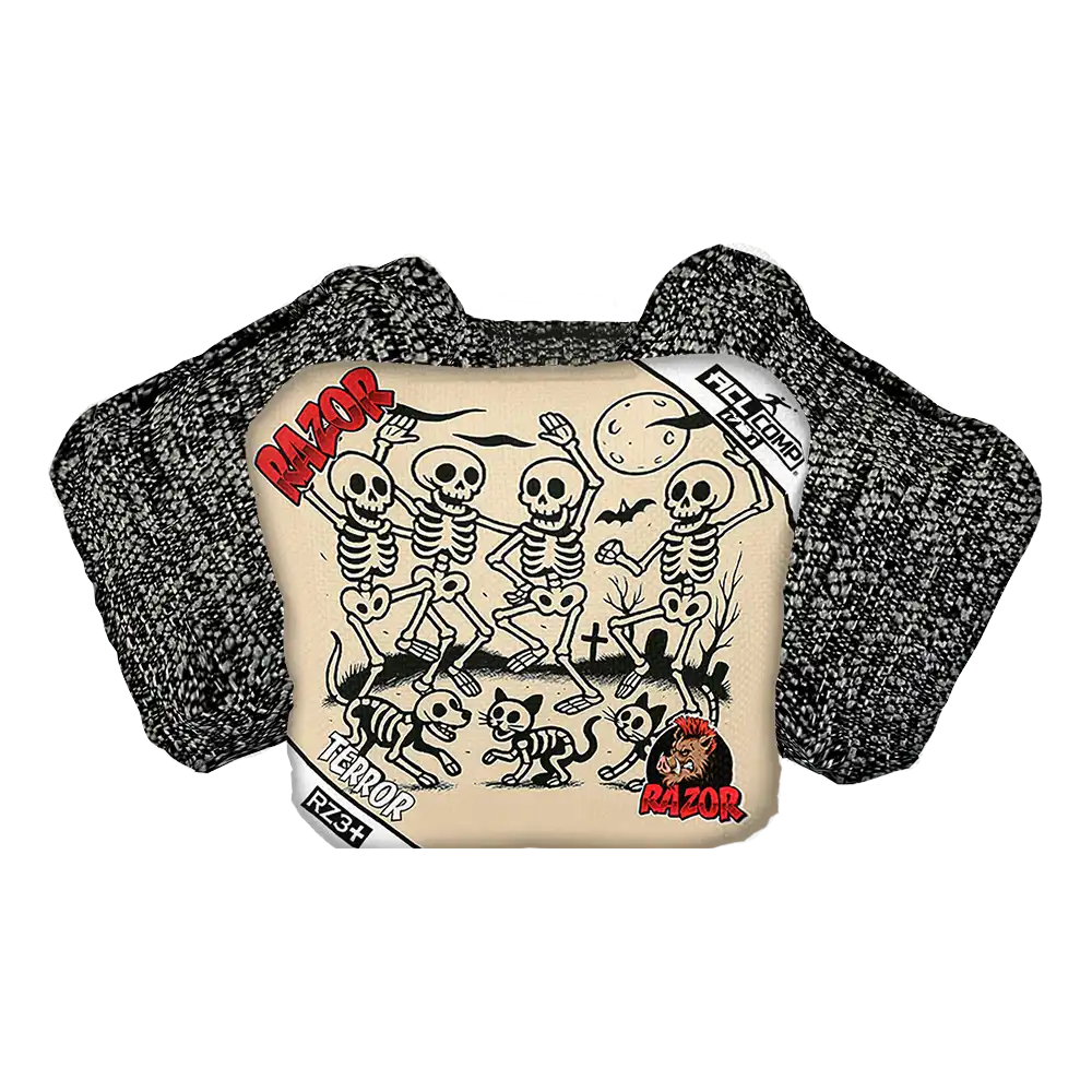 Razor Cornhole Bags | Terror | Dem Bones
