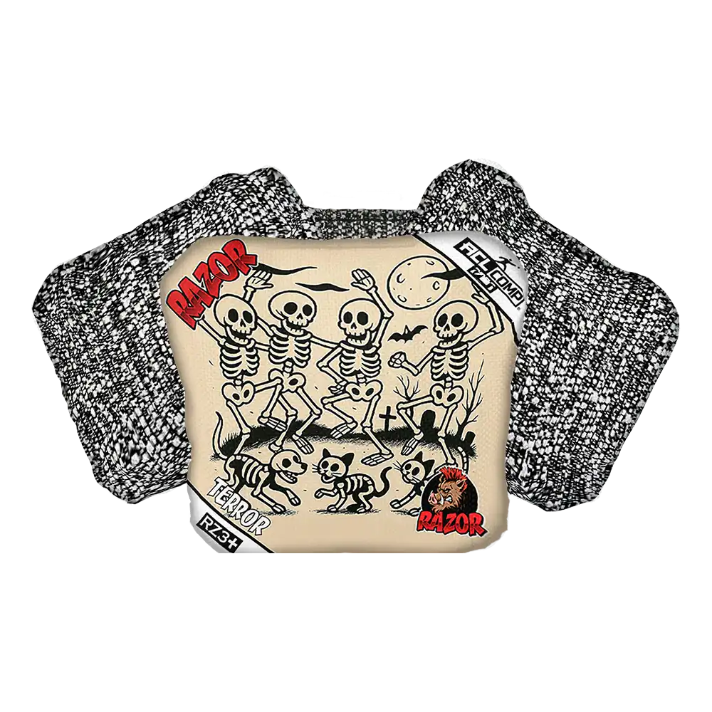 Razor Cornhole Bags | Terror | Dem Bones