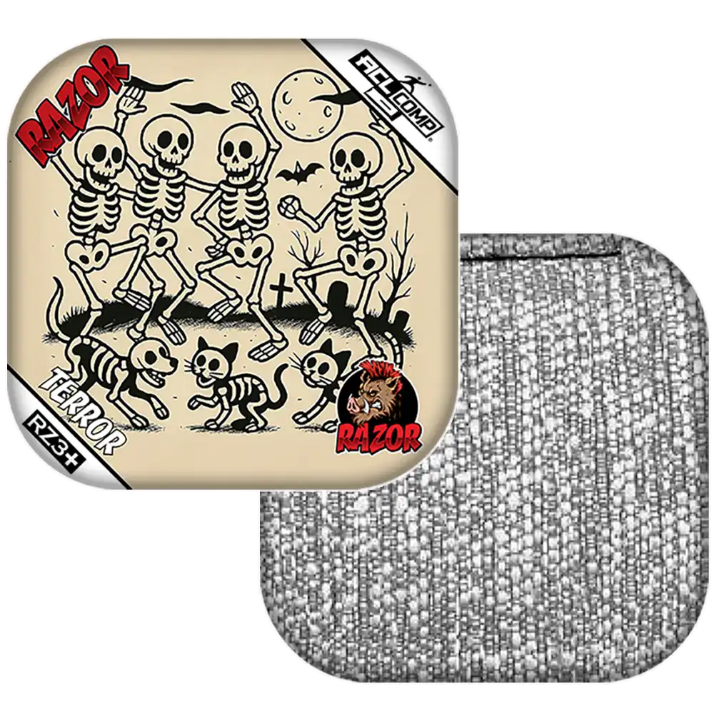 Razor Cornhole Bags | Terror | Dem Bones