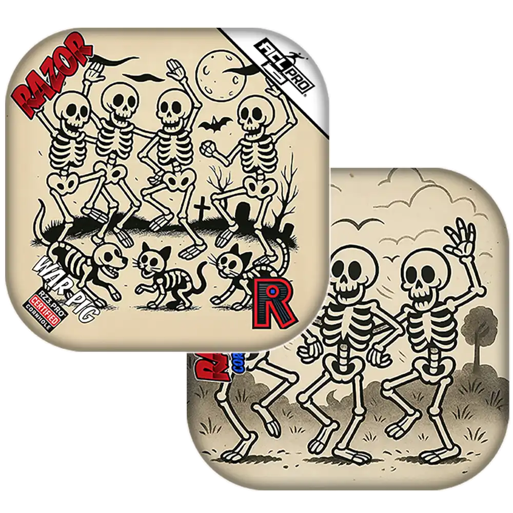 Razor Cornhole Bags | War Pig | Dem Bones