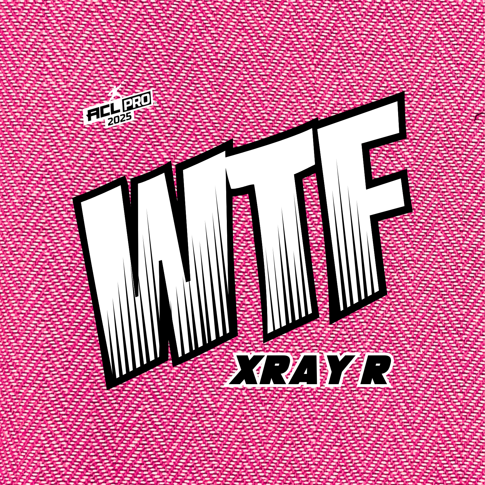 2026 WTF Cornhole X-RAY Pink carpet - ACL Pro Stamped Cornhole Bags - Set of 4 bags