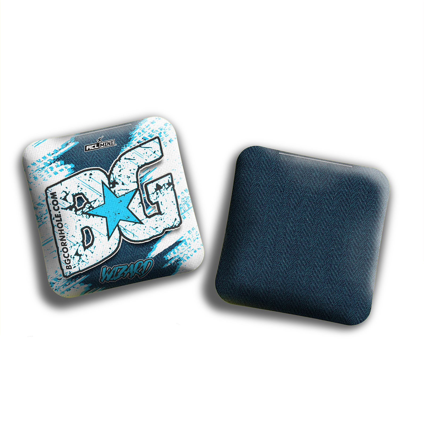 BG Cornhole 2025 BG Wizard 4" Mini Cornhole Bags - “TRAXX” - Set of 4 Bags