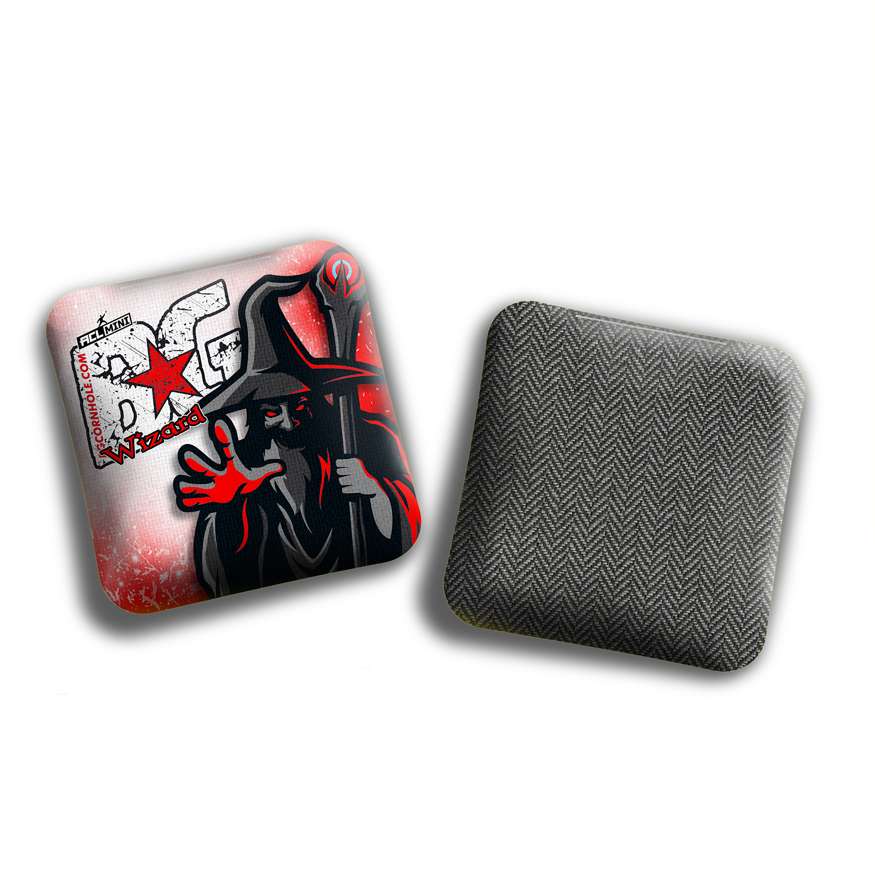 BG Cornhole 2025 BG Wizard 4" Mini Cornhole Bags - “OG WIZARD” - Set of 4 Bags
