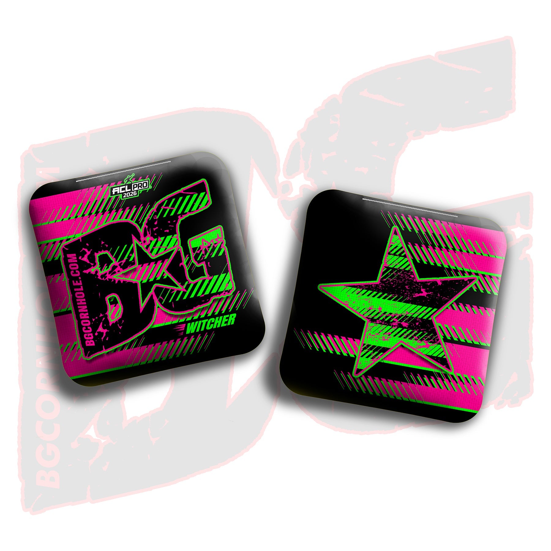 BG Cornhole 2026 Multiple Bag Models “Full Throttle” - ACL Pro Stamped Cornhole Bags - SET OF 4 BAGS