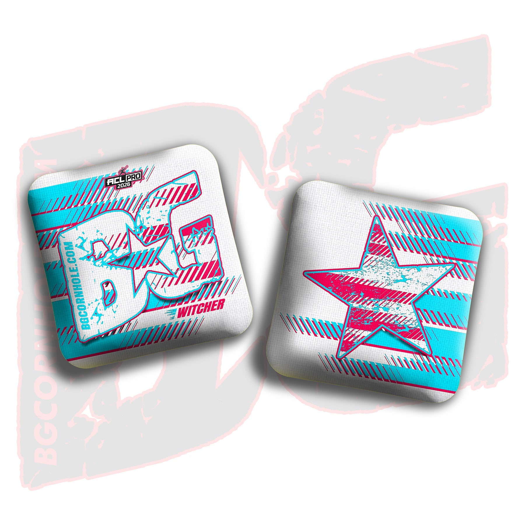 BG Cornhole 2026 Multiple Bag Models “Full Throttle” - ACL Pro Stamped Cornhole Bags - SET OF 4 BAGS