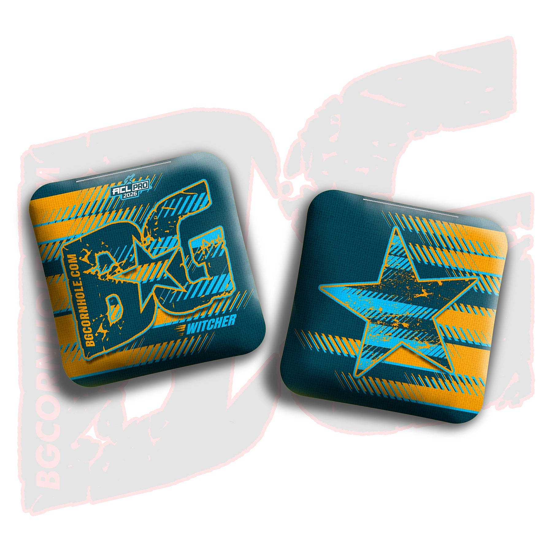 BG Cornhole 2026 Multiple Bag Models “Full Throttle” - ACL Pro Stamped Cornhole Bags - SET OF 4 BAGS