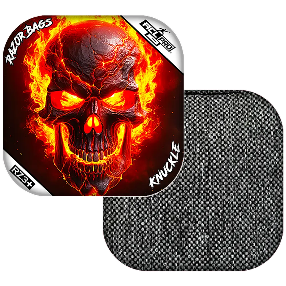 Knuckle | Fire Skull | ACL PRO Razor Cornhole Bags