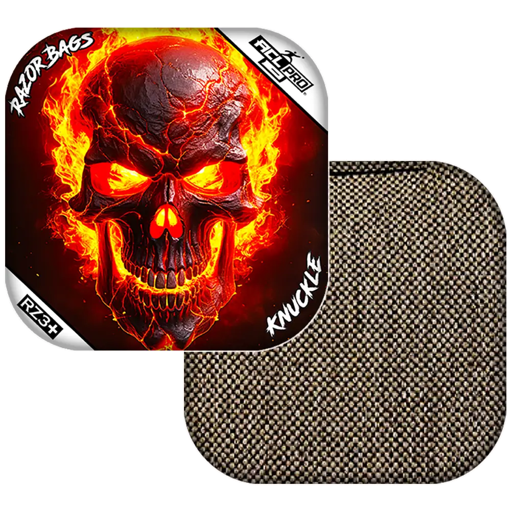 Knuckle | Fire Skull | ACL PRO Razor Cornhole Bags