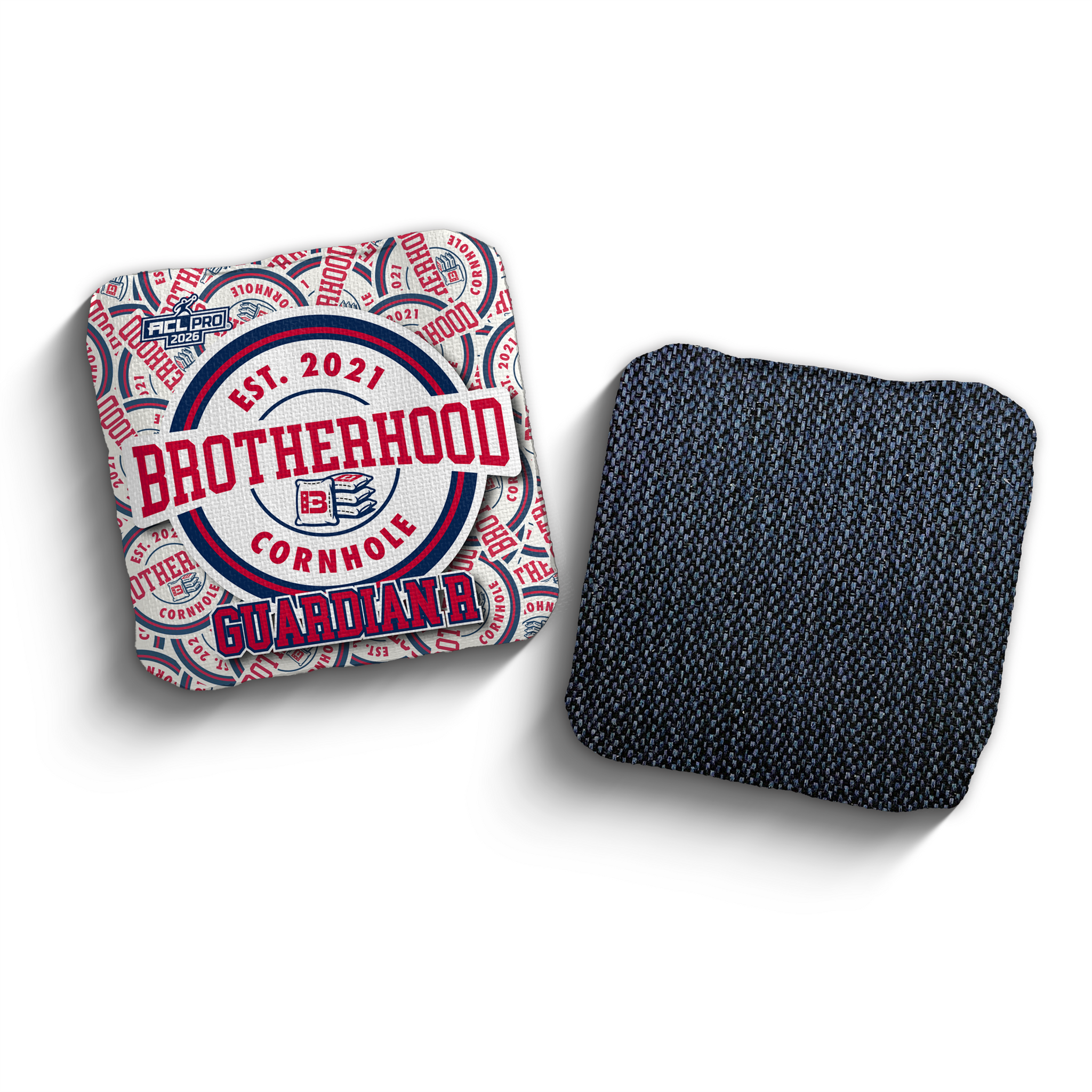 2026 Brotherhood Cornhole Guardian Sticker Edition ACL Pro Stamped Cornhole Bags