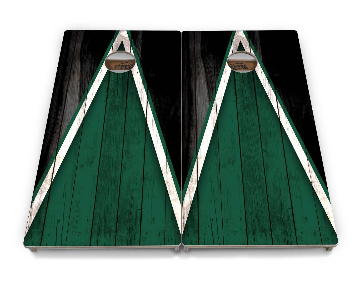 Team Color Triangle Cornhole Boards - Professional Tournament Series