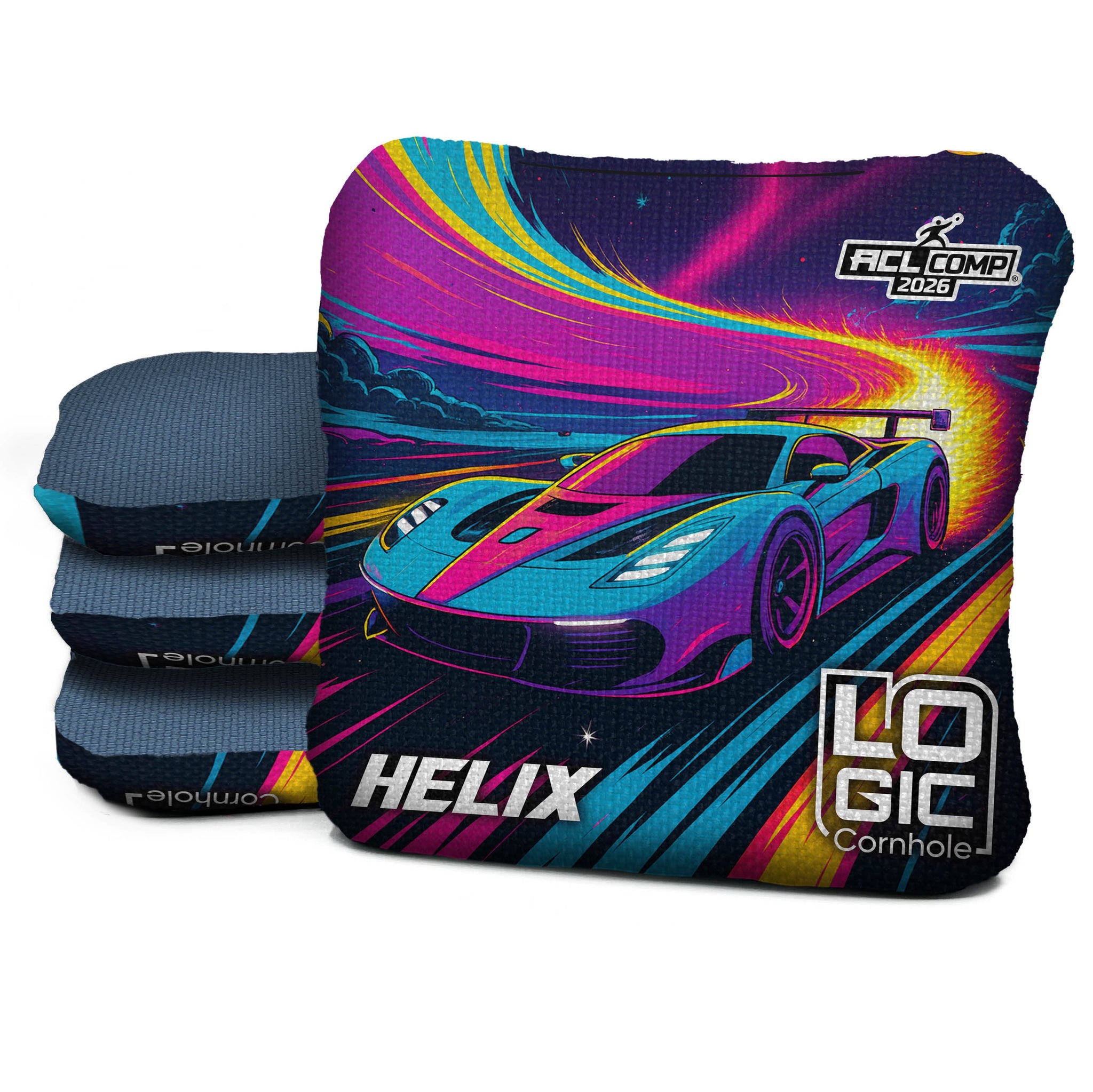 Logic Cornhole Future Race - ACL PRO 2026 BAGS - MULTIPLE BAG SERIES - Set of 4 bags