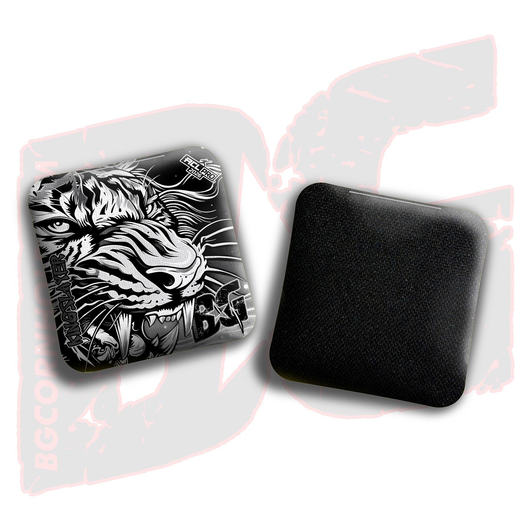 BG Cornhole 2026 Multiple Bag Models “Eye of the Tiger” - ACL Pro Stamped Cornhole Bags - SET OF 4 BAGS
