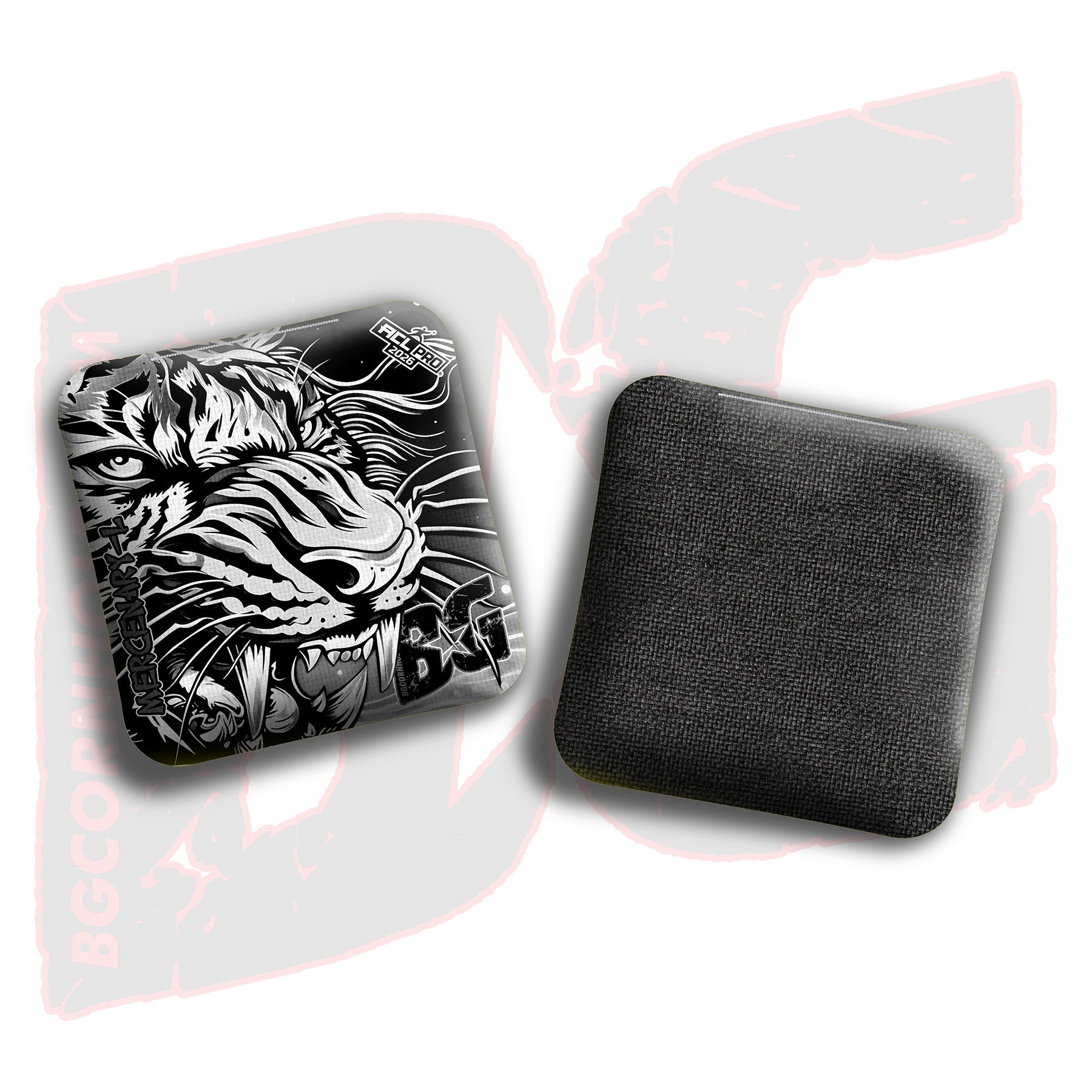 BG Cornhole 2026 Multiple Bag Models “Eye of the Tiger” - ACL Pro Stamped Cornhole Bags - SET OF 4 BAGS