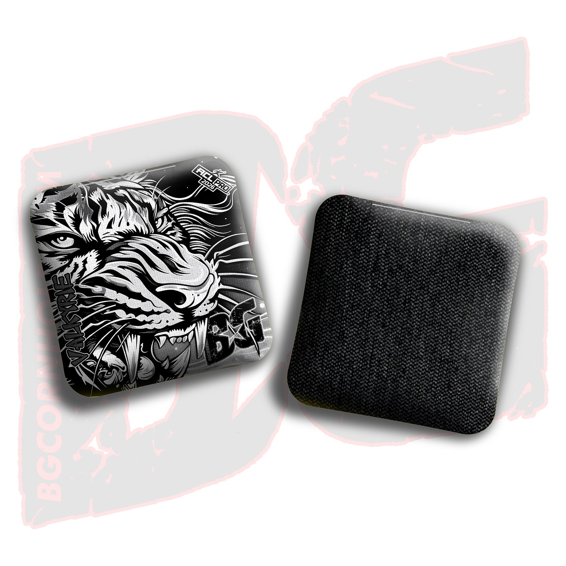 BG Cornhole 2026 Multiple Bag Models “Eye of the Tiger” - ACL Pro Stamped Cornhole Bags - SET OF 4 BAGS