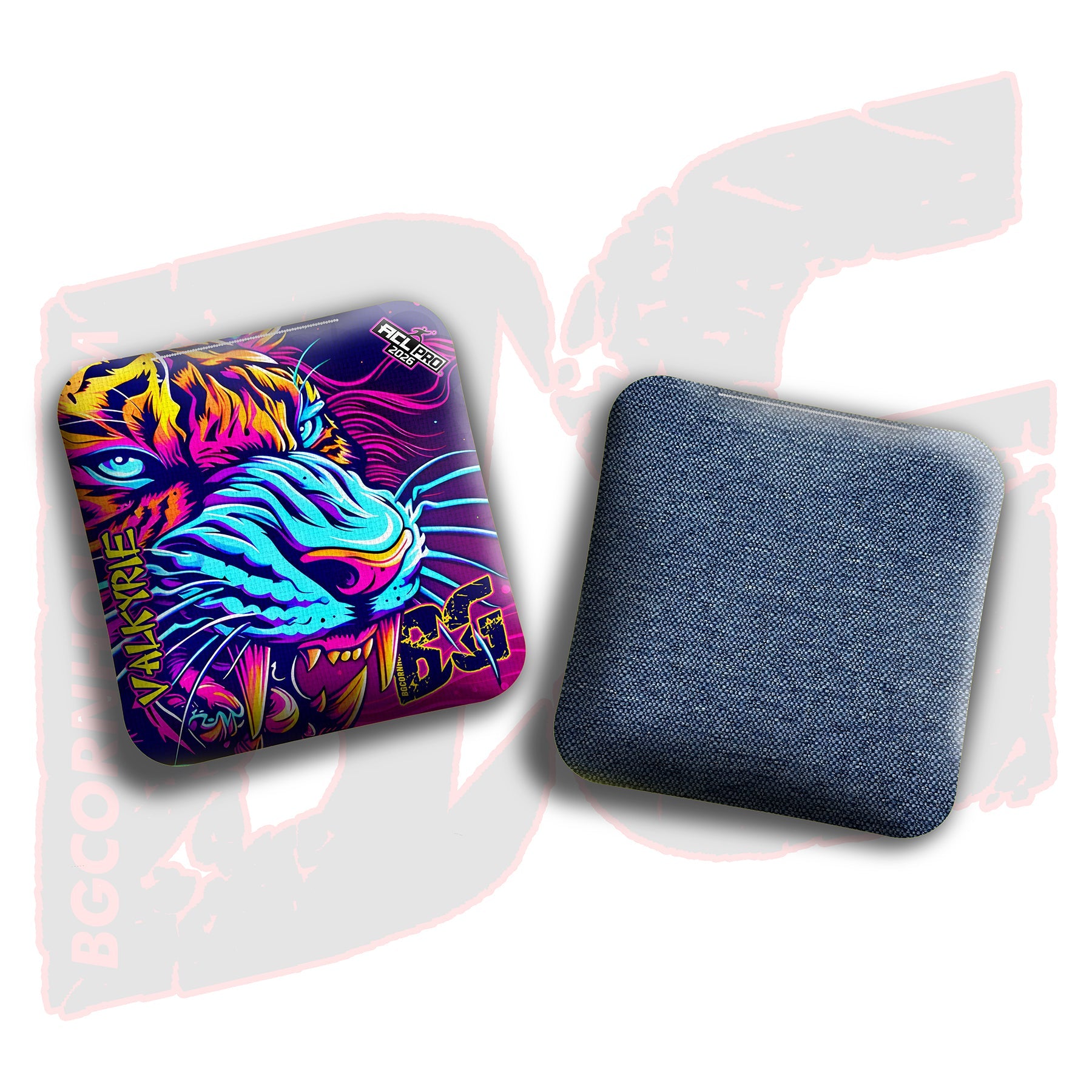 BG Cornhole 2026 Multiple Bag Models “Eye of the Tiger” - ACL Pro Stamped Cornhole Bags - SET OF 4 BAGS