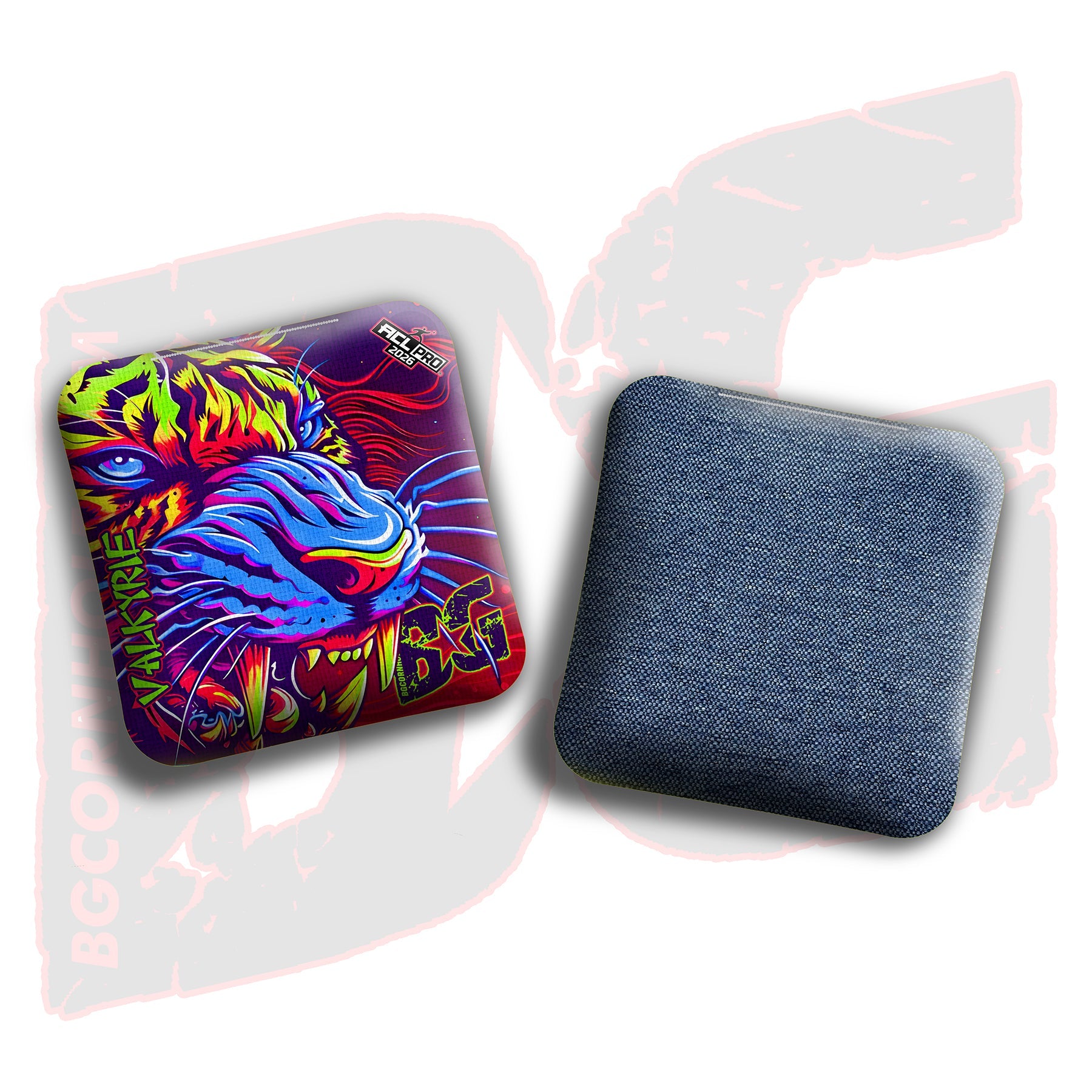 BG Cornhole 2026 Multiple Bag Models “Eye of the Tiger” - ACL Pro Stamped Cornhole Bags - SET OF 4 BAGS