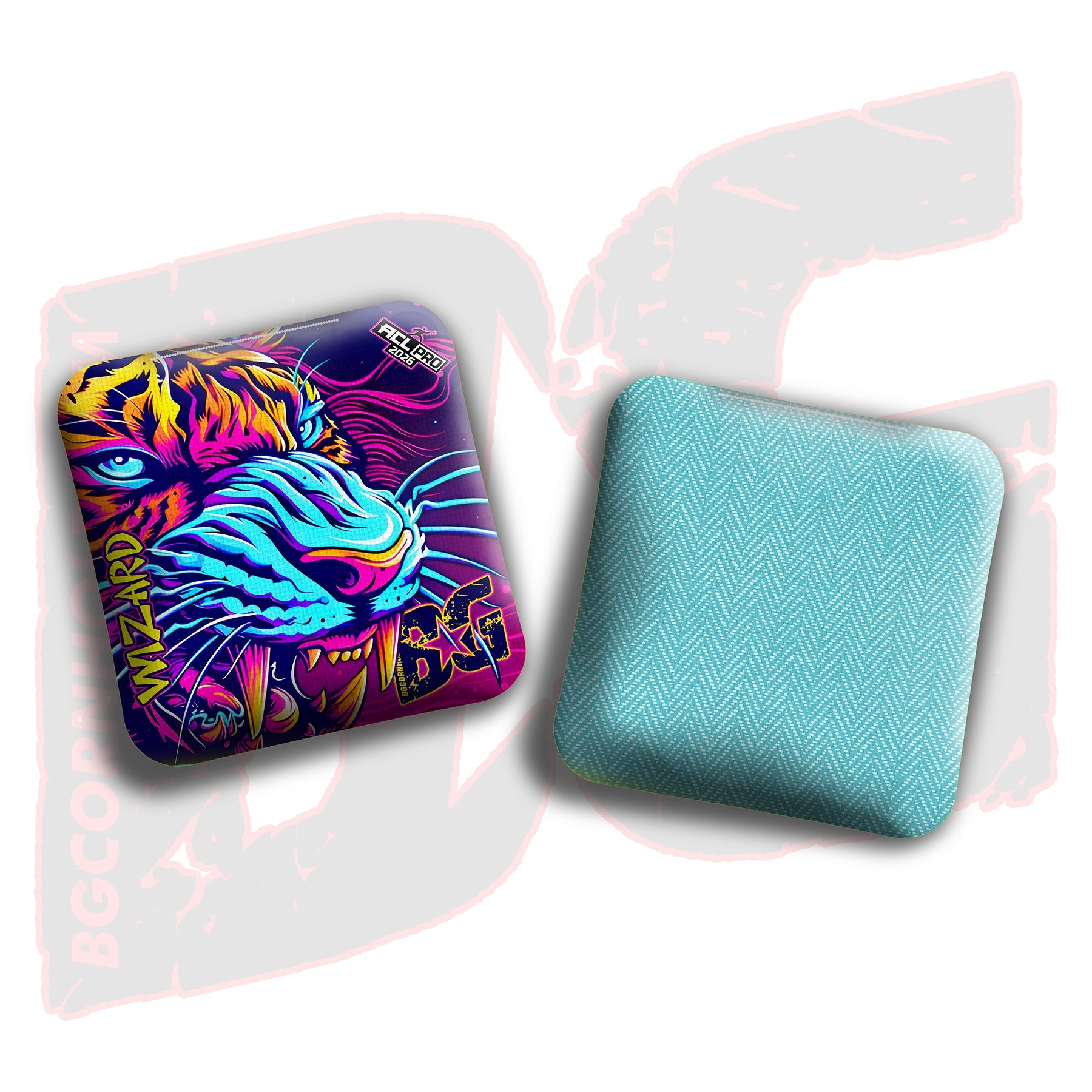 BG Cornhole 2026 Multiple Bag Models “Eye of the Tiger” - ACL Pro Stamped Cornhole Bags - SET OF 4 BAGS