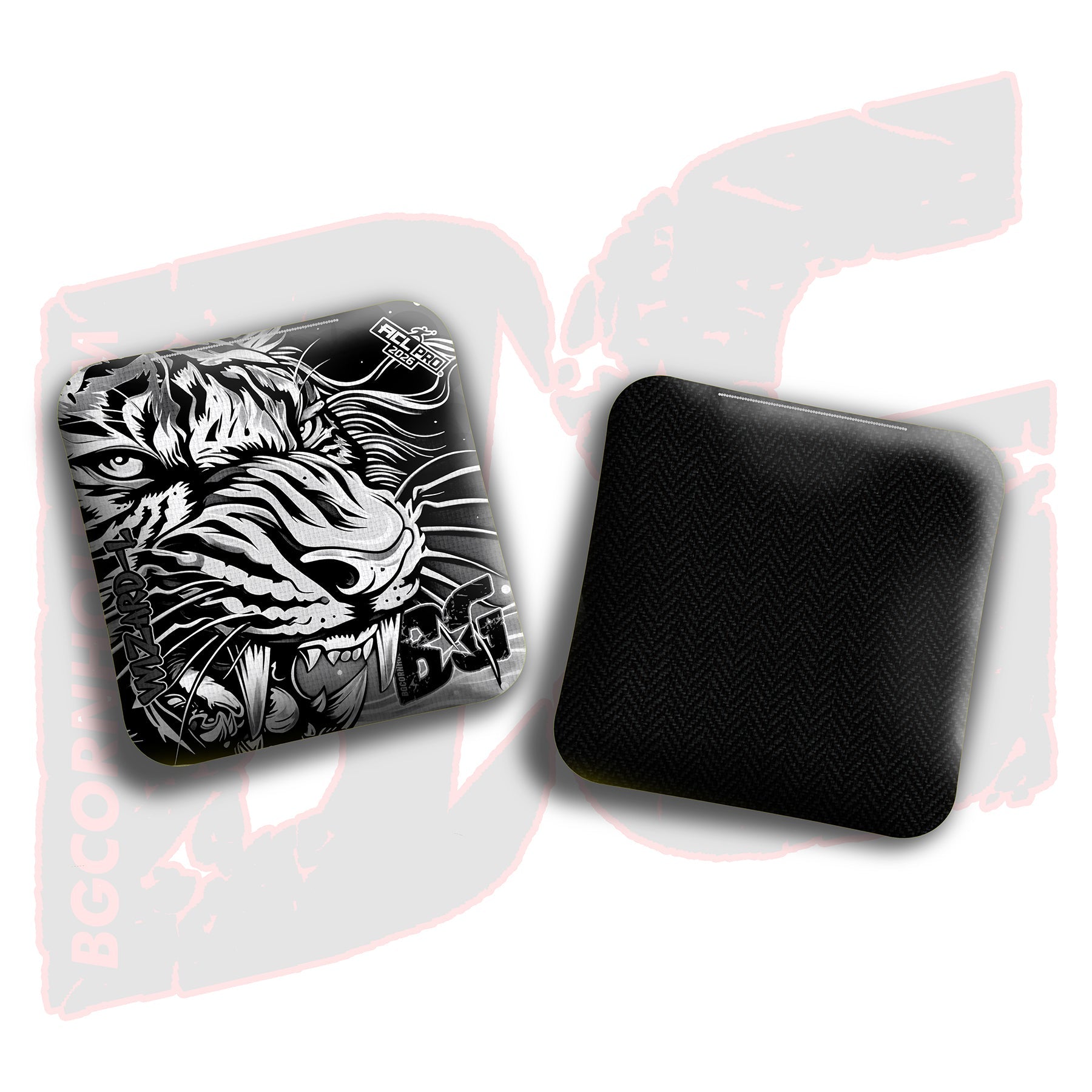 BG Cornhole 2026 Multiple Bag Models “Eye of the Tiger” - ACL Pro Stamped Cornhole Bags - SET OF 4 BAGS