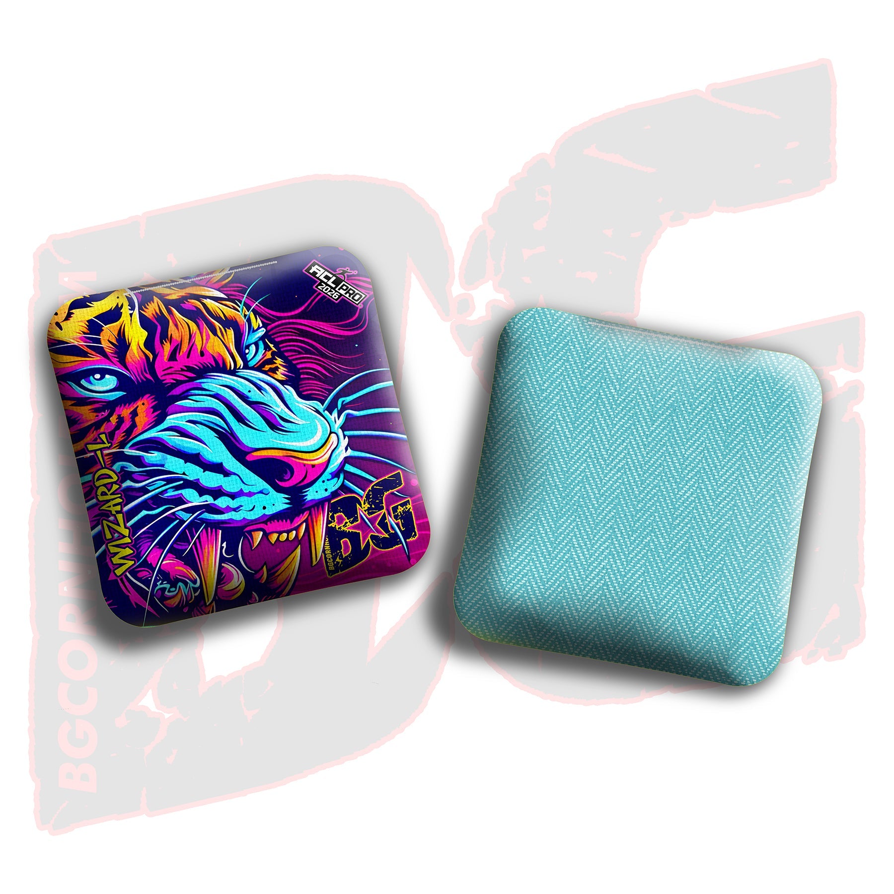 BG Cornhole 2026 Multiple Bag Models “Eye of the Tiger” - ACL Pro Stamped Cornhole Bags - SET OF 4 BAGS