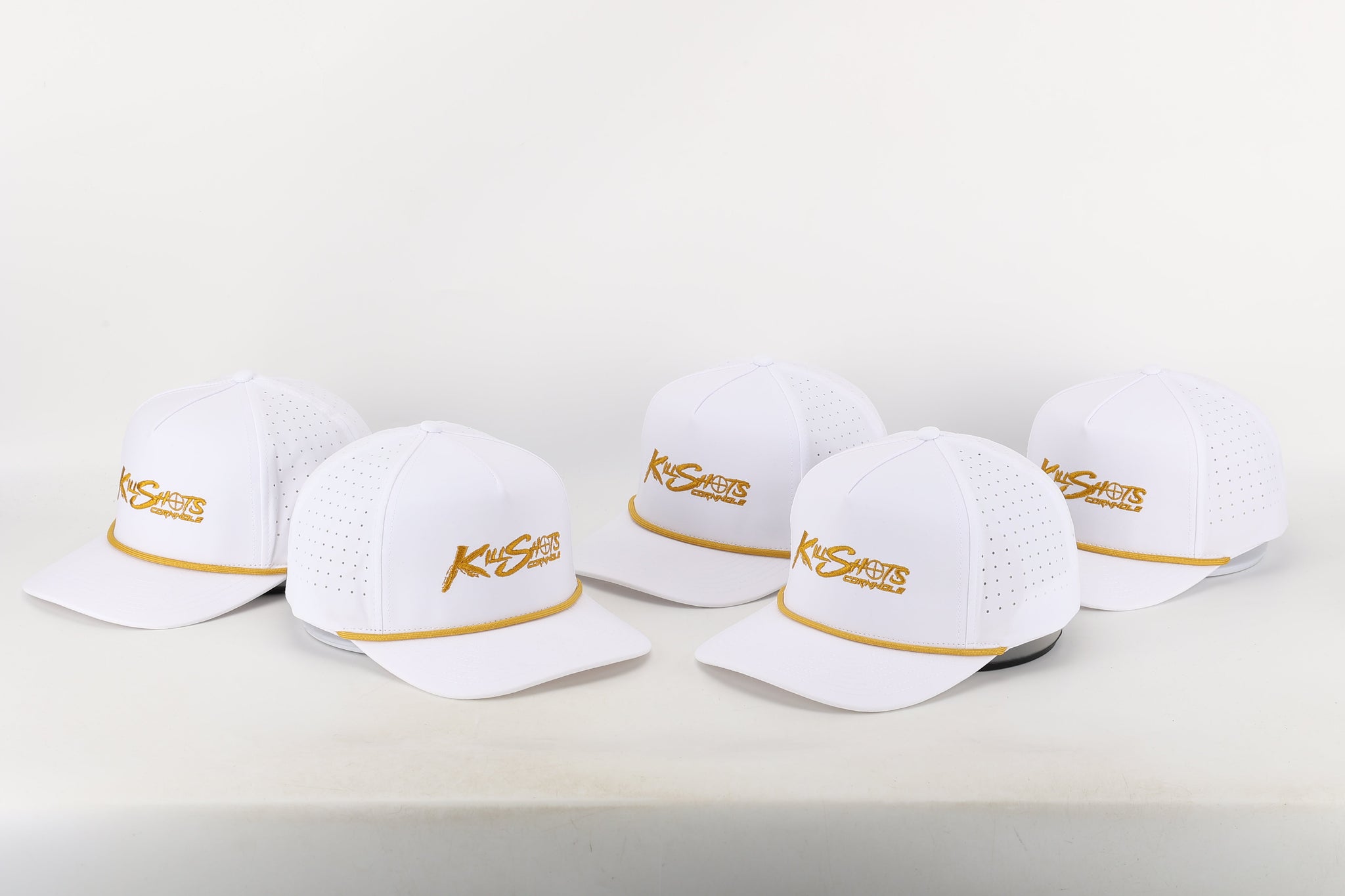 Killshots Cornhole 5 Panel Snap-Back Rope Hat - "Champions" Edition