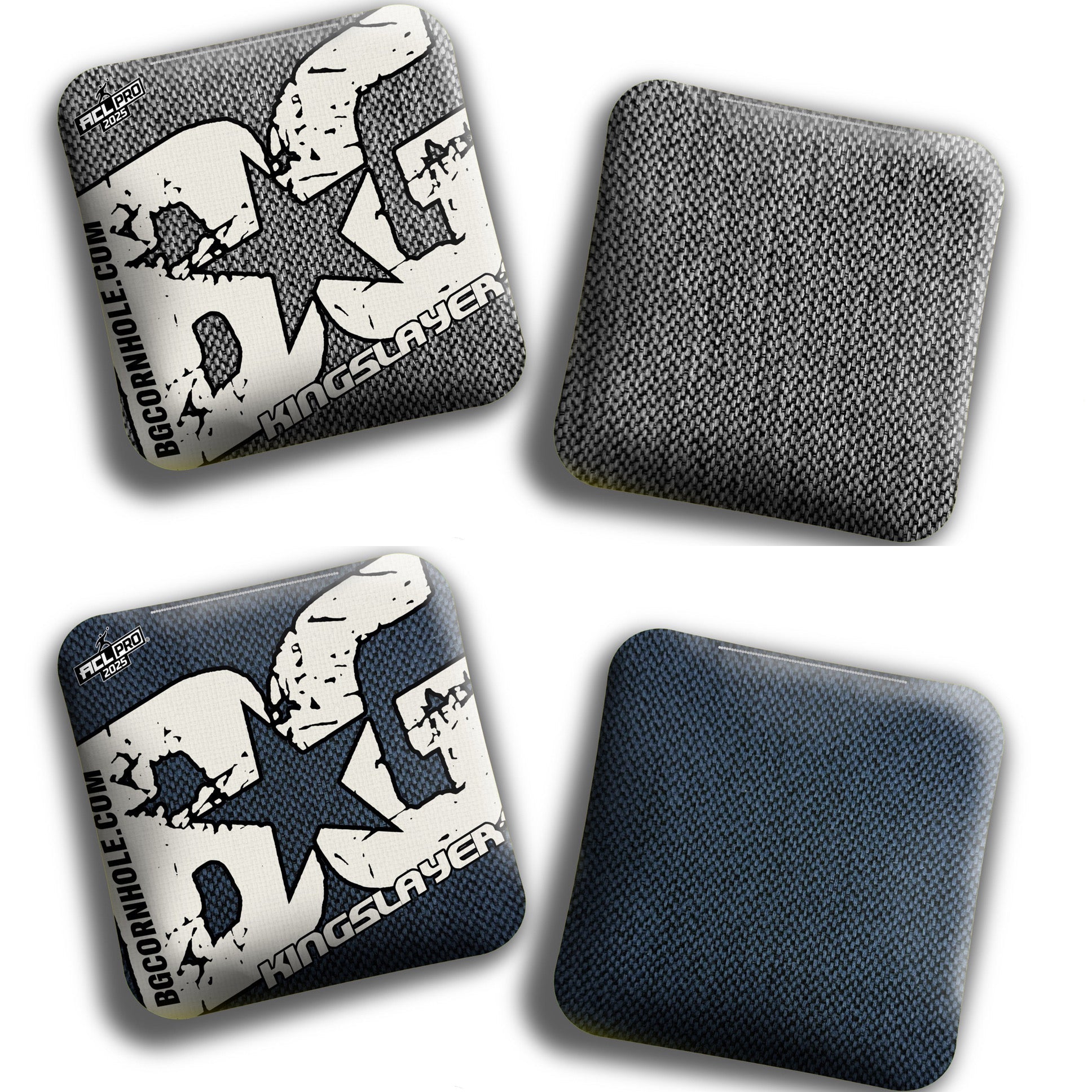 BG Cornhole 2025 BG Kingslayer "Big Logo" - ACL Pro Stamped Cornhole Bags - SET OF 4 BAGS