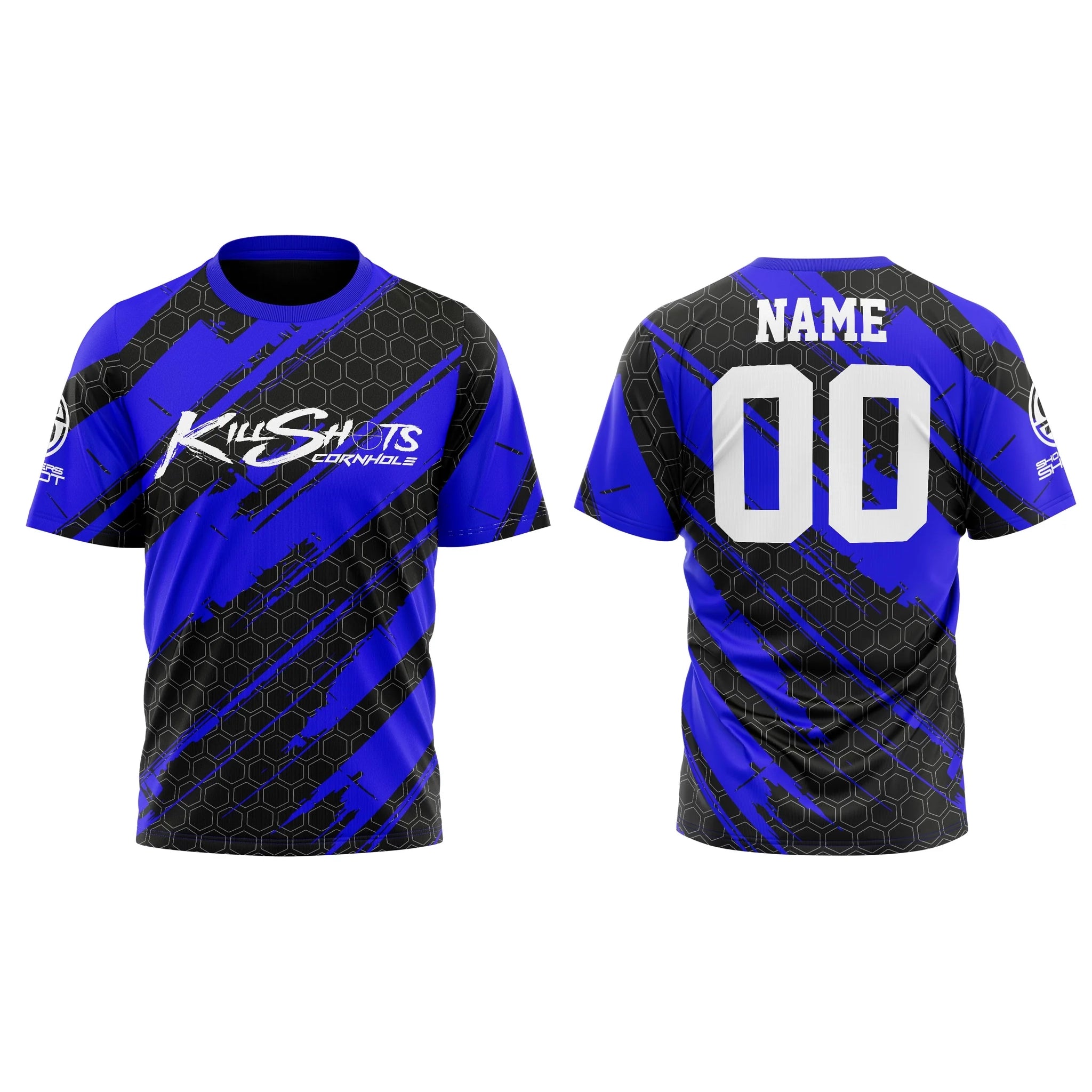 Killshots Cornhole Sublimated Premium Sports Jersey - "Honeycomb"