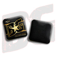BG Cornhole 2026 BG Kingslayer "Black and Gold" - ACL Pro Stamped Cornhole Bags - SET OF 4 BAGS