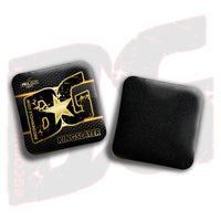 BG Cornhole 2026 BG Kingslayer "Black and Gold" - ACL Pro Stamped Cornhole Bags - SET OF 4 BAGS