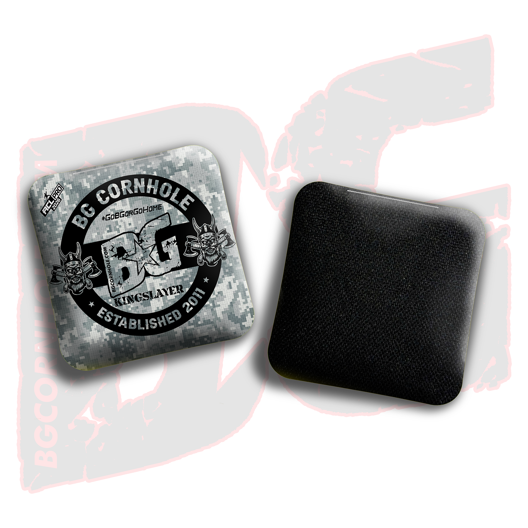BG Cornhole 2026 Multiple Bag Models "Digital Camo" - ACL Pro Stamped Cornhole Bags - SET OF 4 BAGS