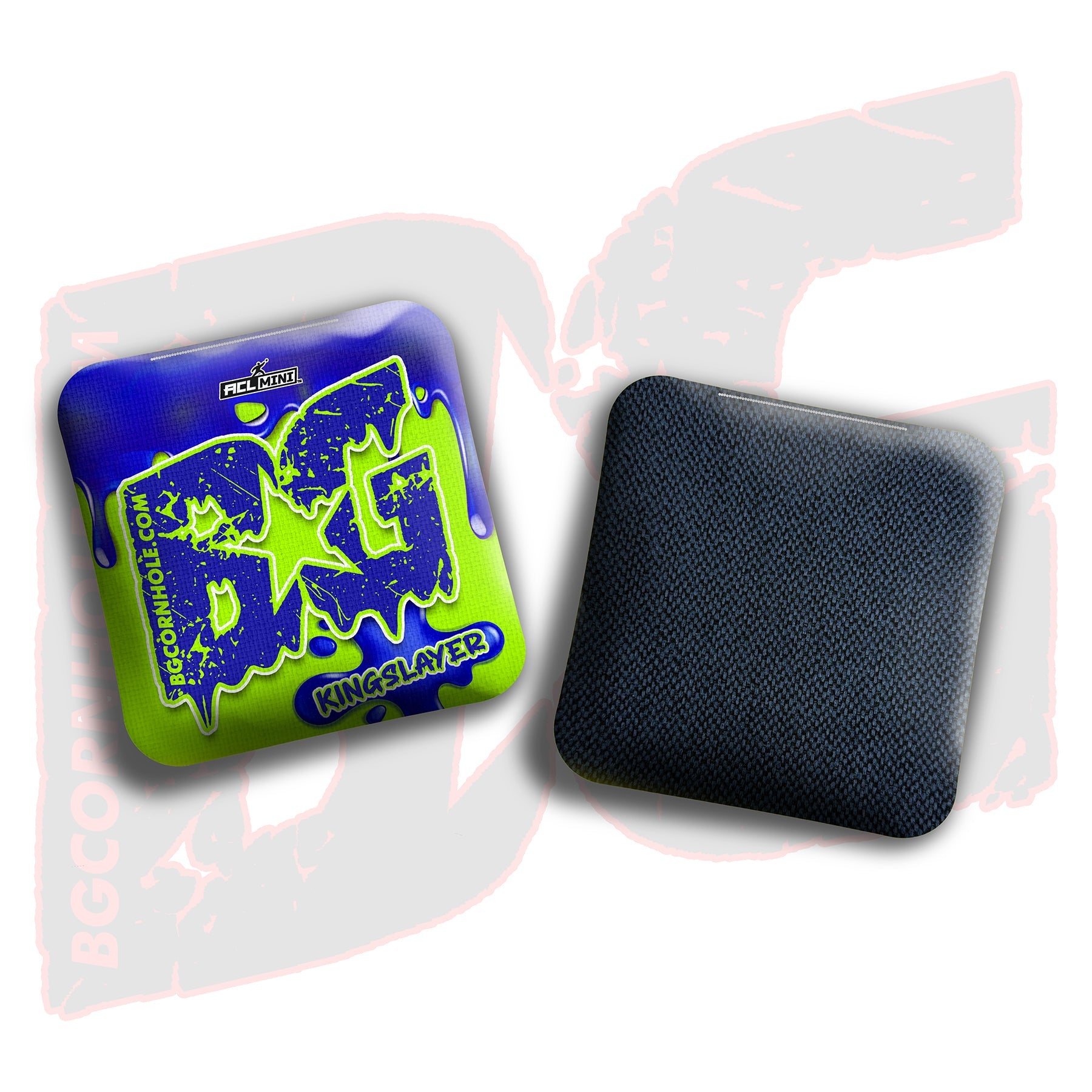 BG Cornhole 2025 BG Kingslayer 4" Mini Cornhole Bags - “Drip” - Set of 4 Bags